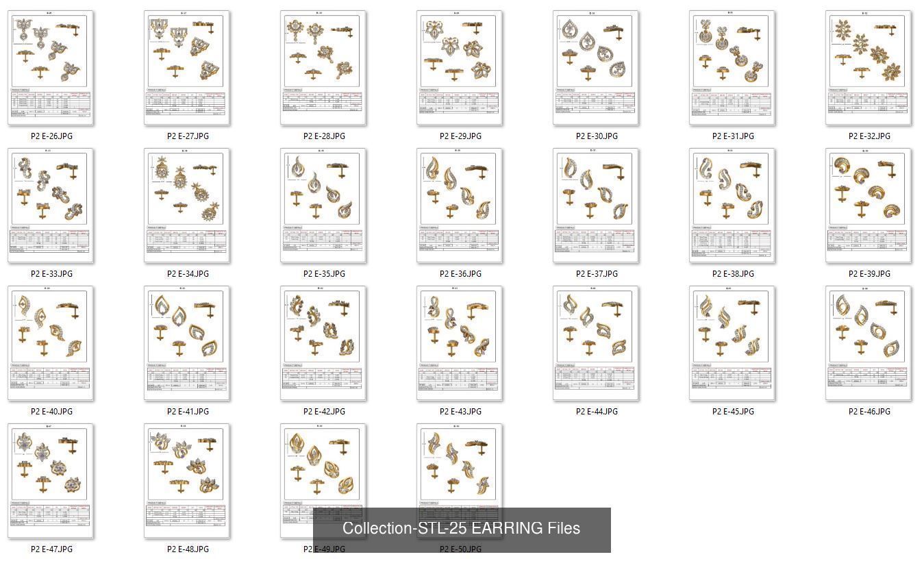3DM-With and With Out Gems-JewelCAD-STL-10000 MIX Files 3D Model Collection_32