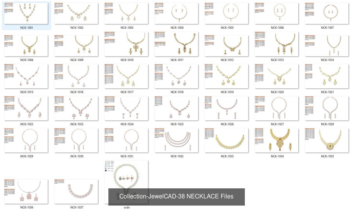 3DM-With and With Out Gems-JewelCAD-STL-10000 MIX Files 3D Model Collection_63