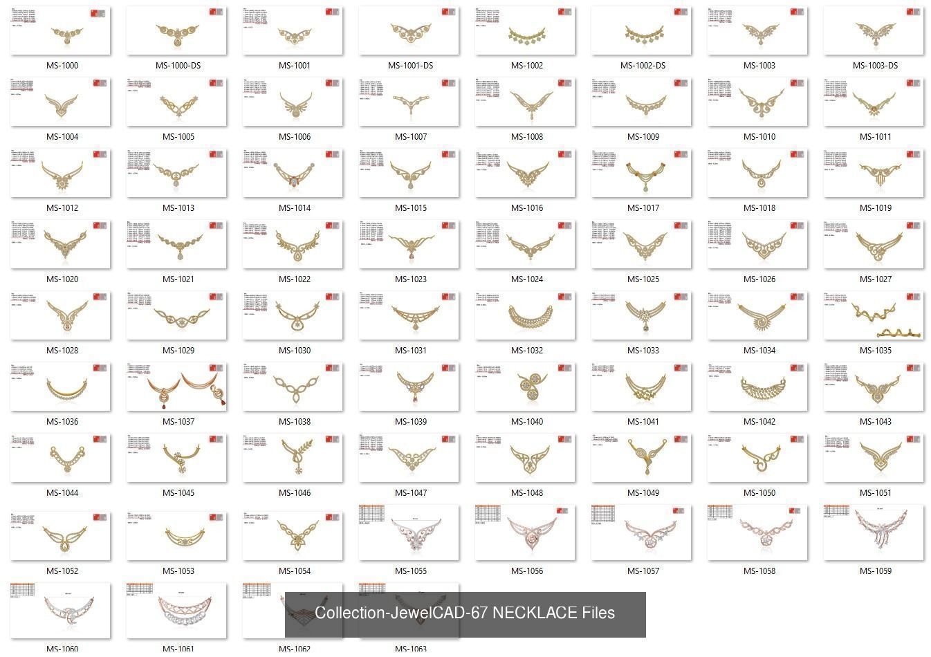 3DM-With and With Out Gems-JewelCAD-STL-10000 MIX Files 3D Model Collection_65