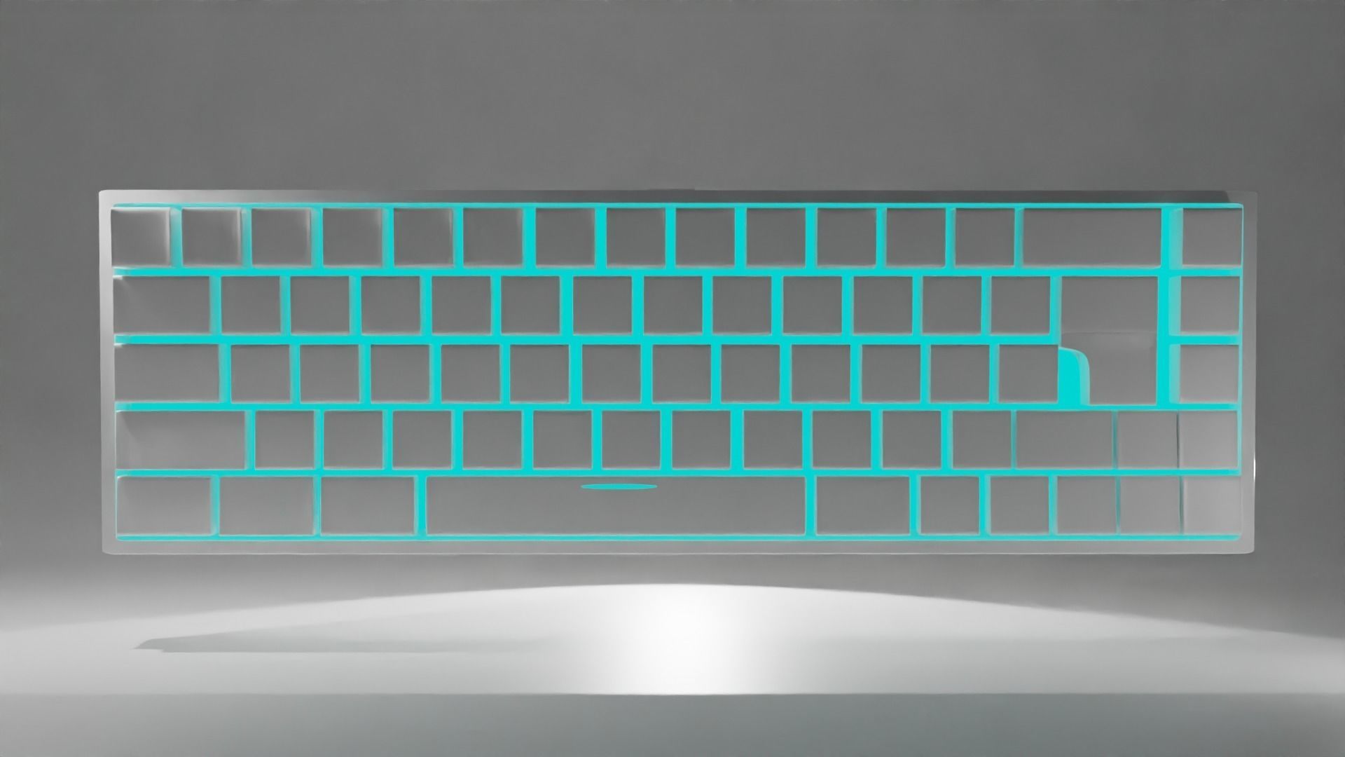 pc gaming keyboard 3D model_8