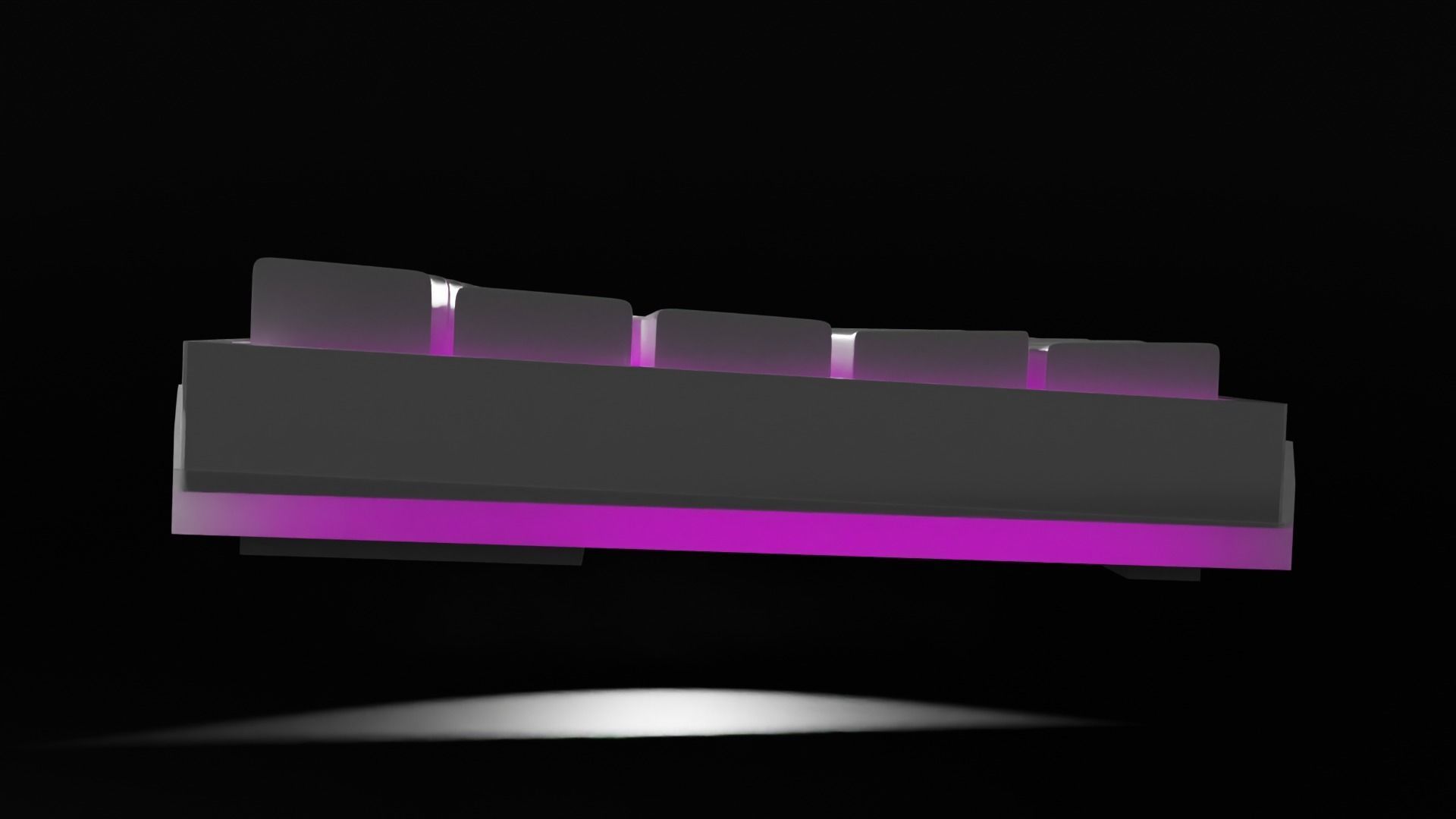 pc gaming keyboard 3D model_2