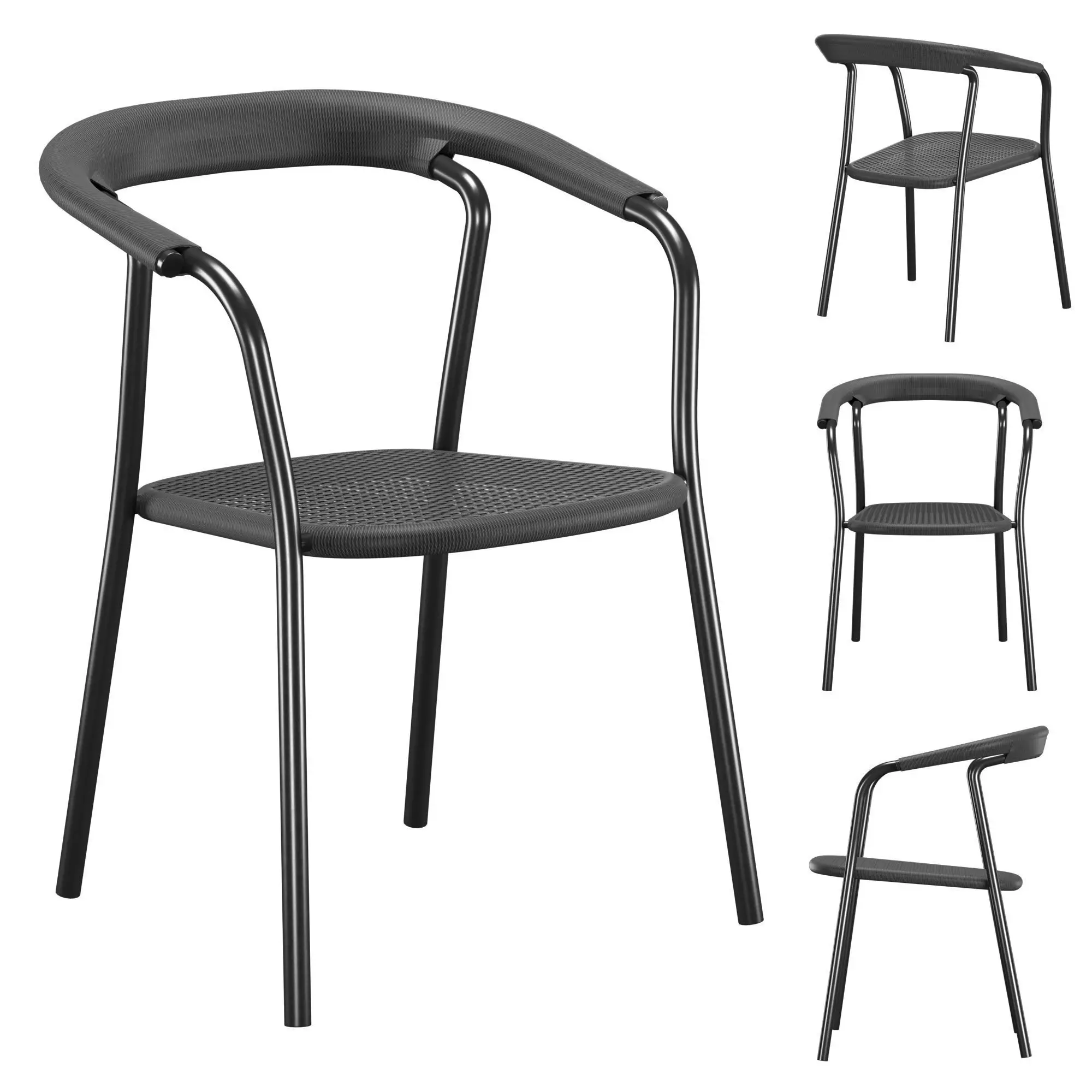 Noble armchair 3D model_0