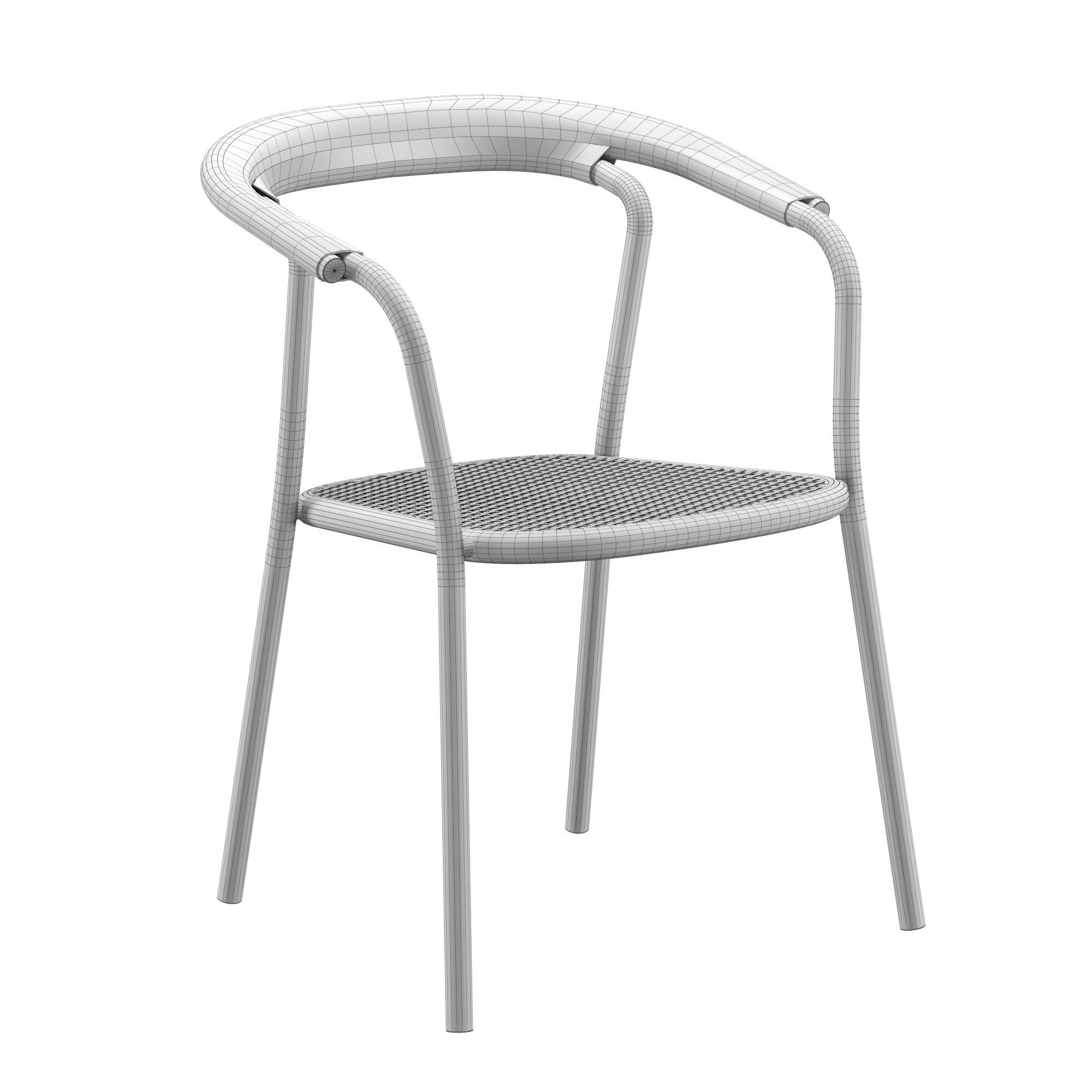 Noble armchair 3D model_6