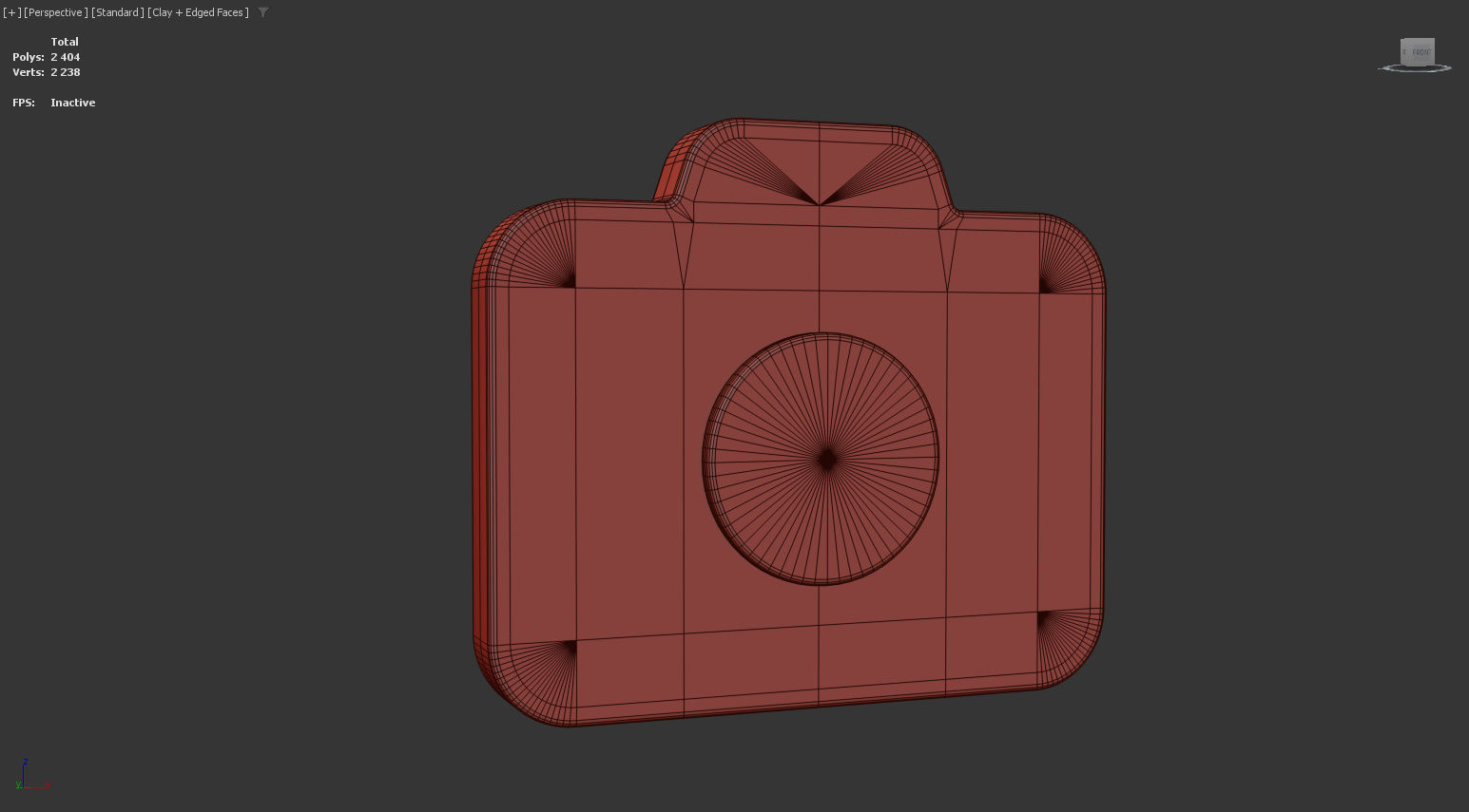 Camera icon Low-poly 3D model_13