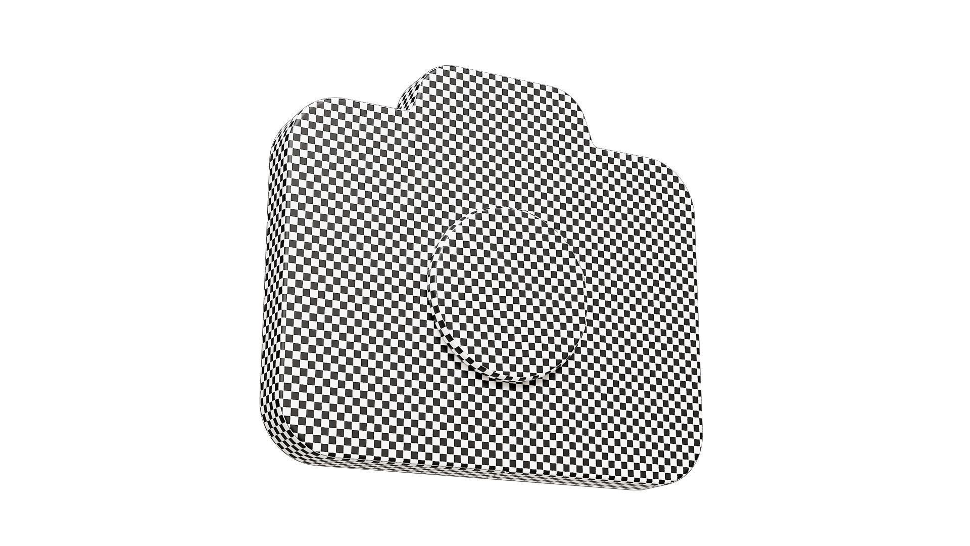 Camera icon Low-poly 3D model_6