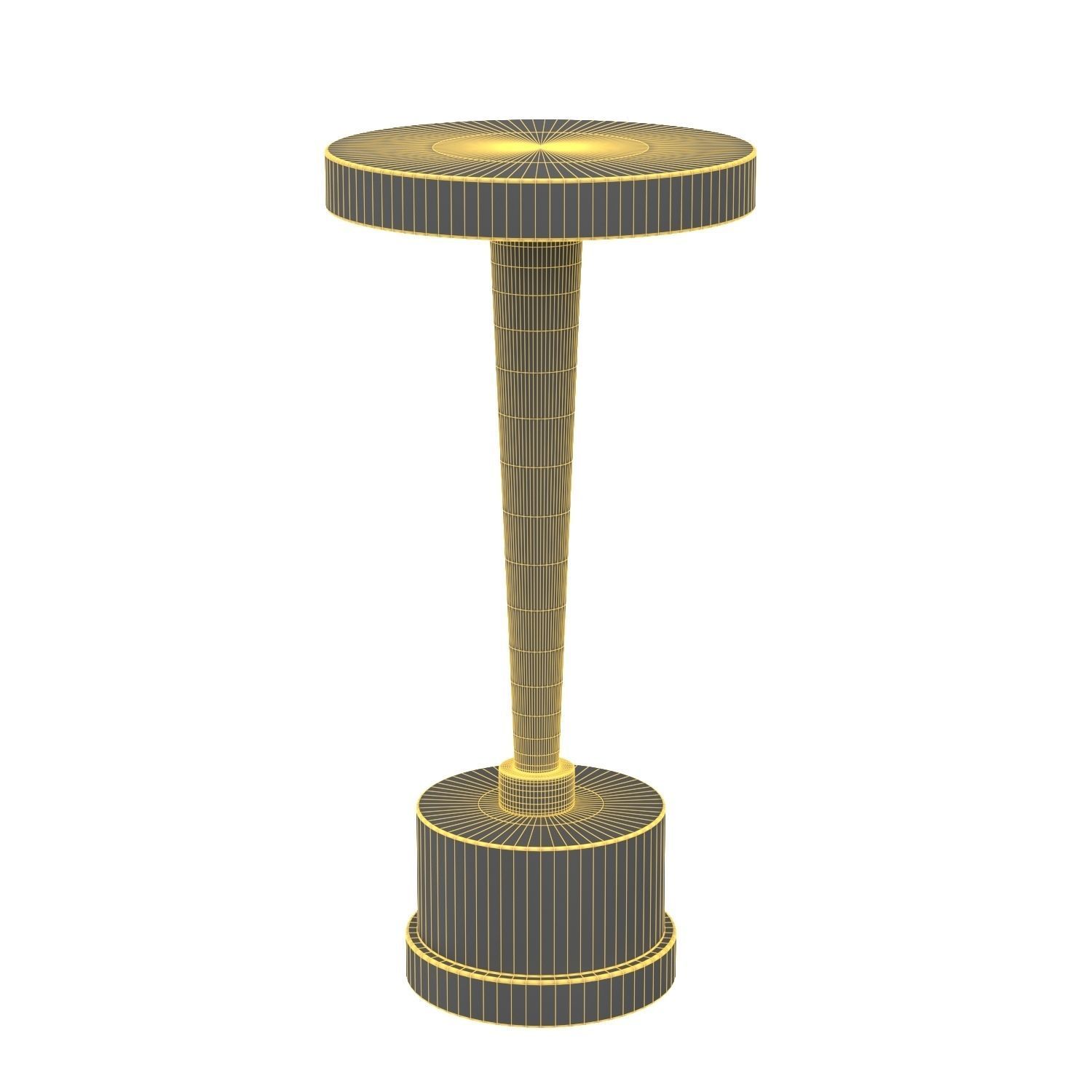 Uttermost Masika Bronze Accent Table 3D model_5