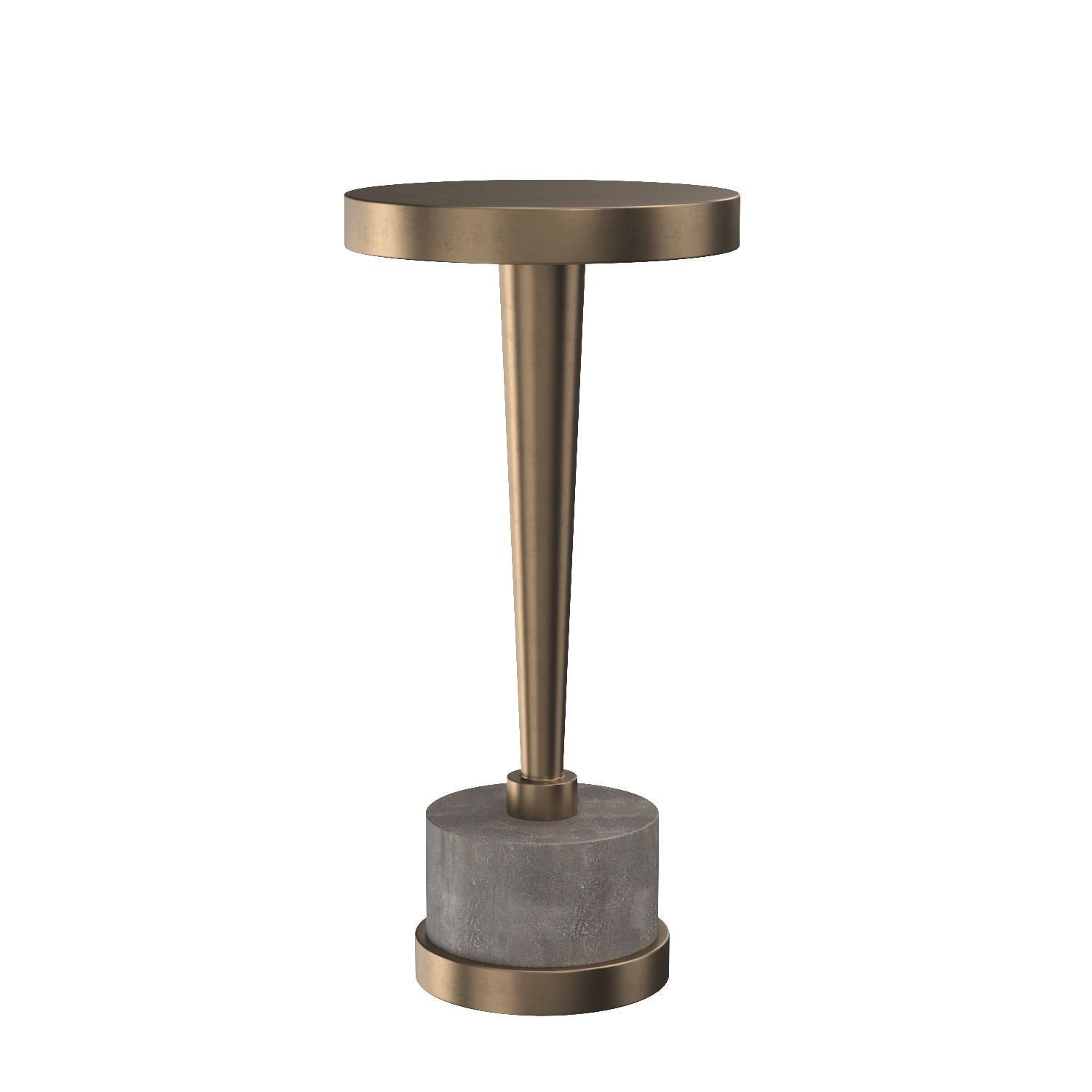 Uttermost Masika Bronze Accent Table 3D model_1