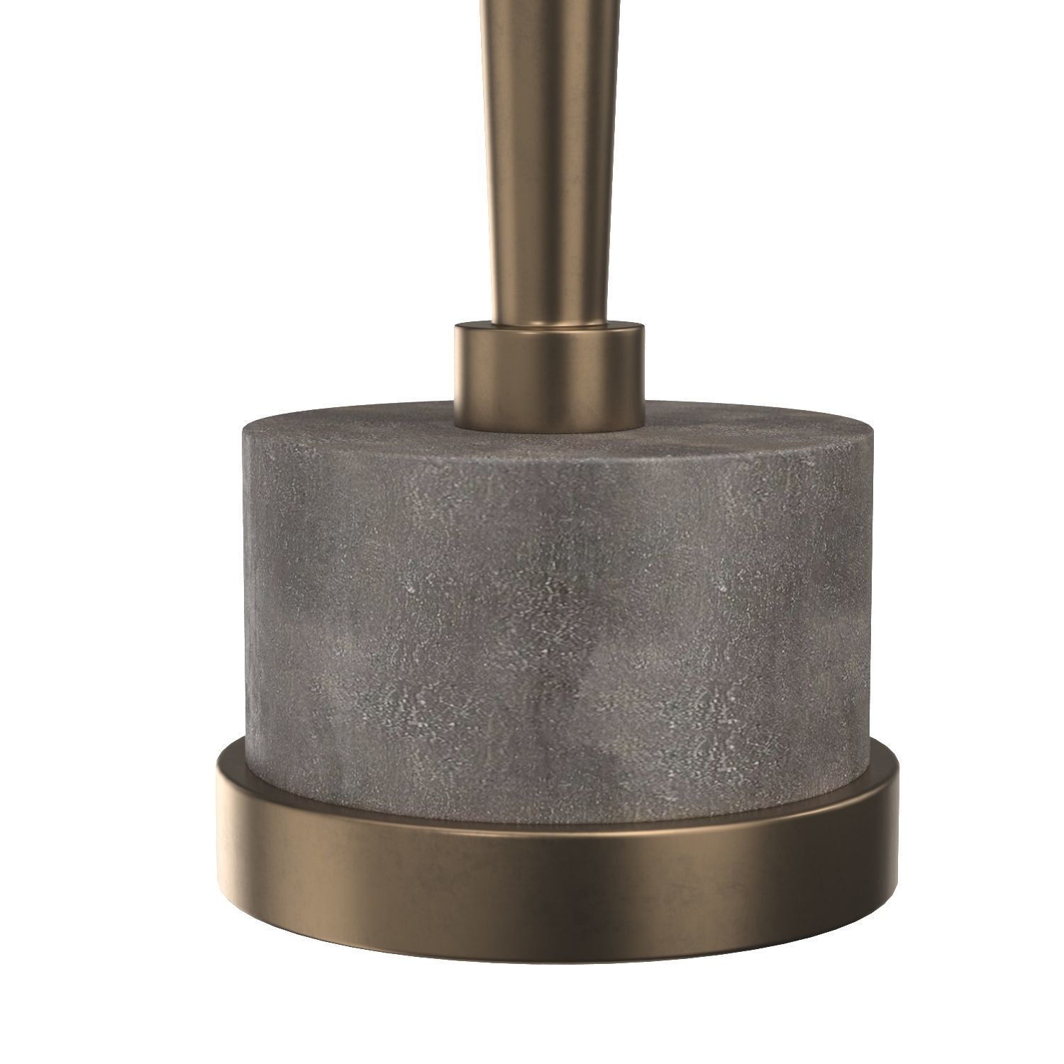 Uttermost Masika Bronze Accent Table 3D model_3