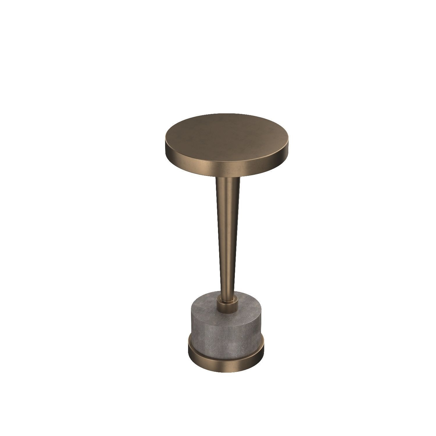Uttermost Masika Bronze Accent Table 3D model_4