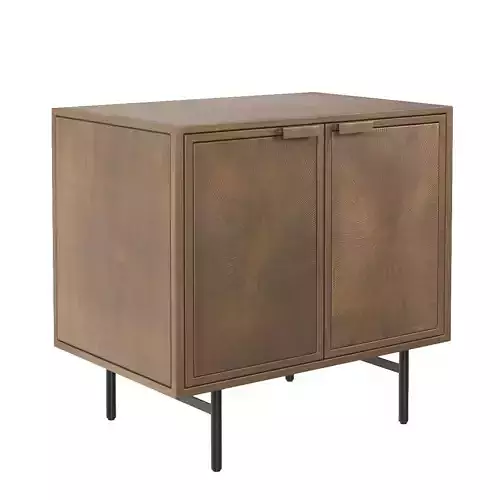 Sunburst Cabinet Nightstand