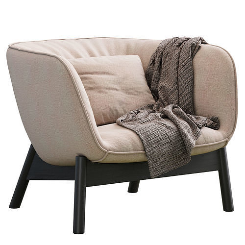 Armchair Vista 3D model 2