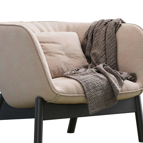 Armchair Vista 3D model 3