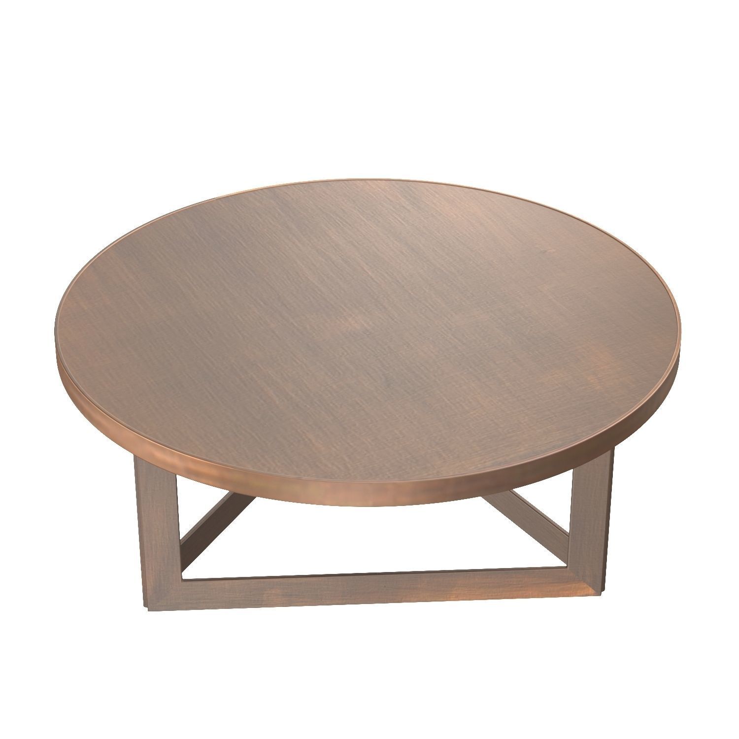 Shagreen Round Coffee Table 107636-004 3D model_4