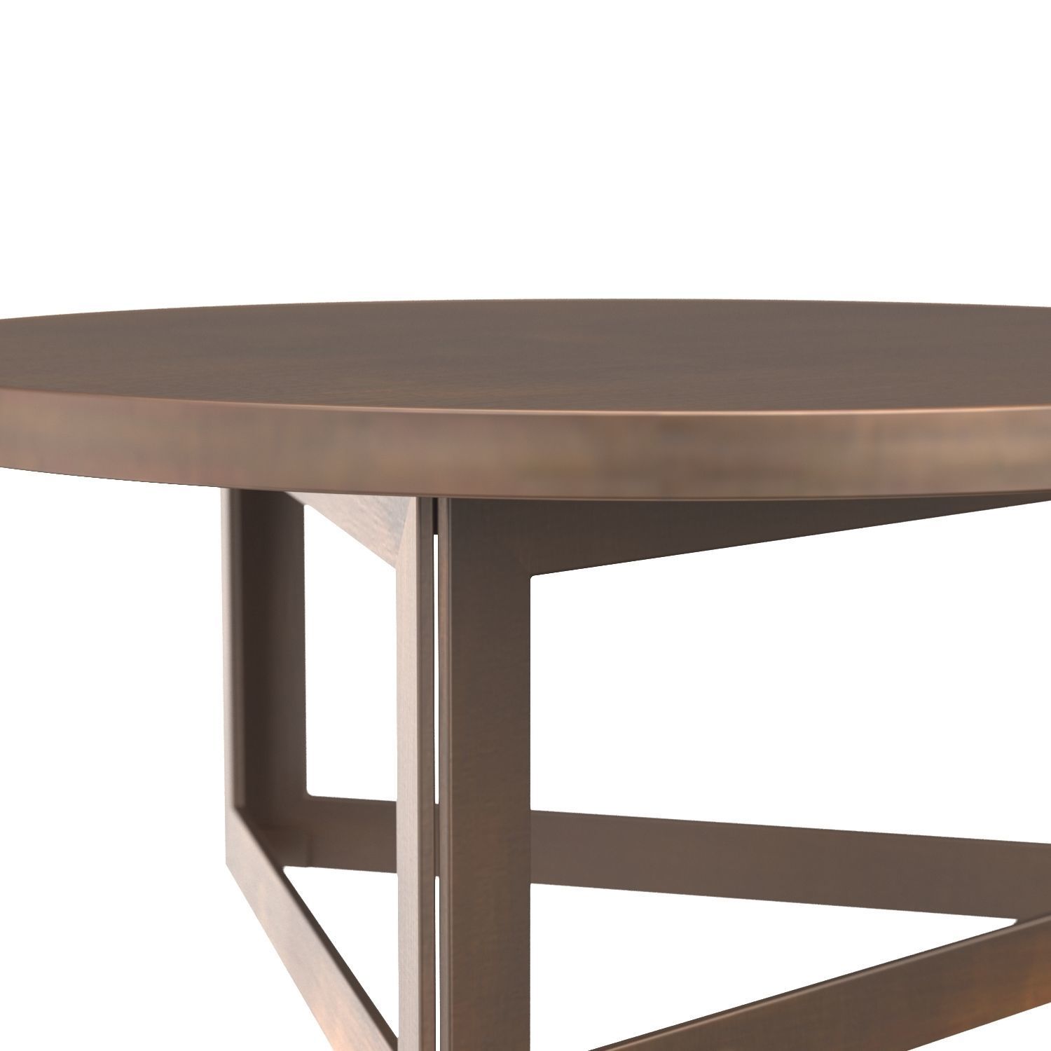 Shagreen Round Coffee Table 107636-004 3D model_3