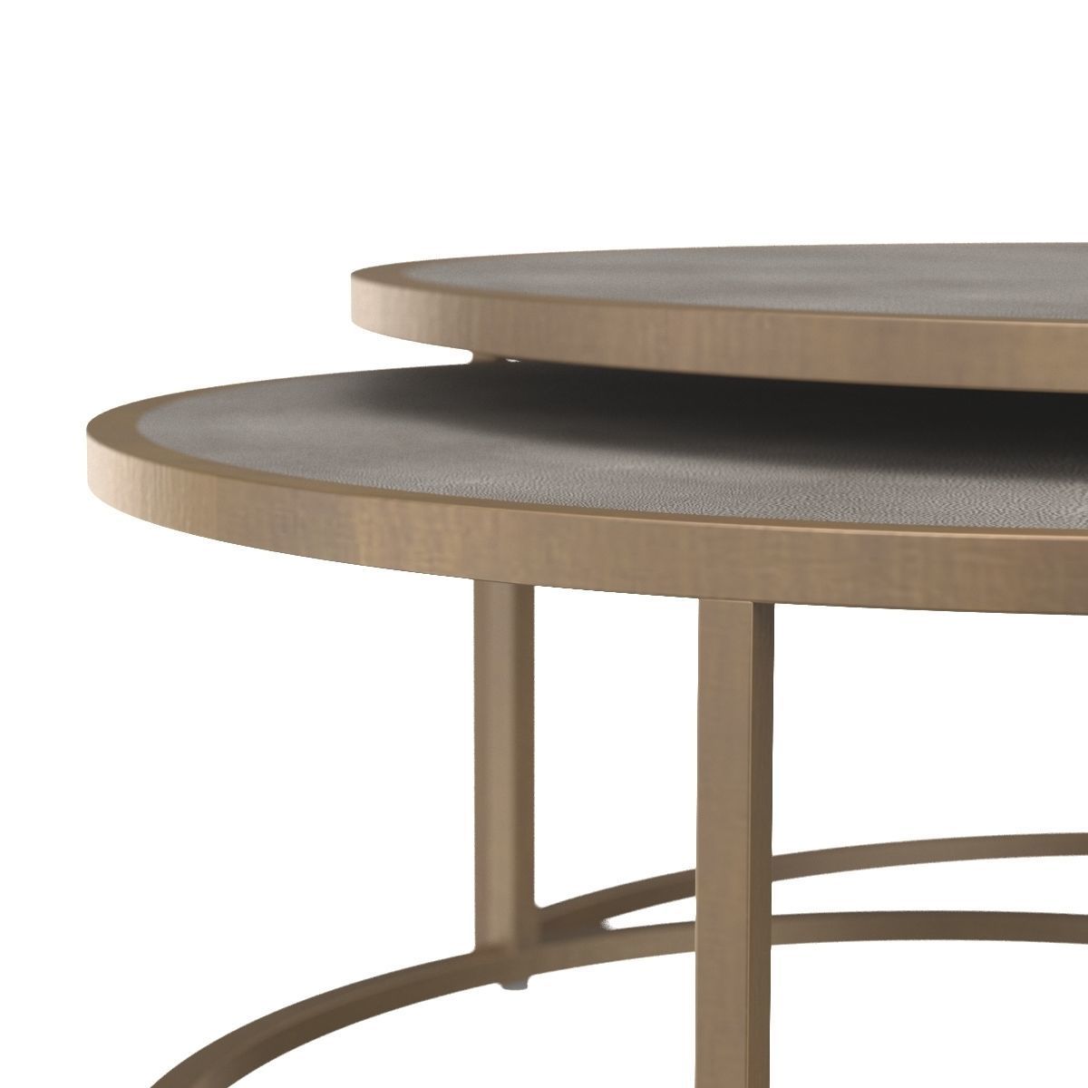 Shagreen Nesting Coffee Table 3D model_3
