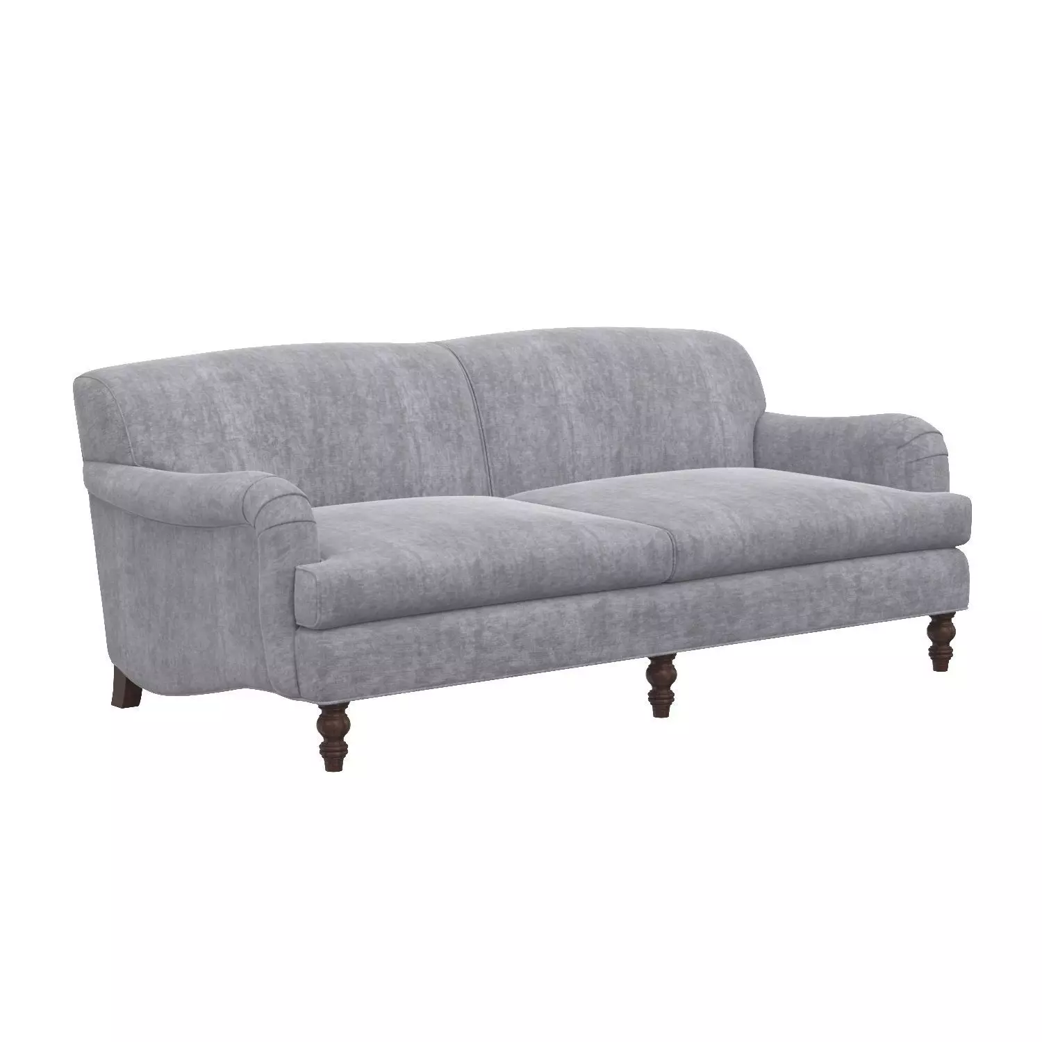 Roll Arm Sofa with Tight Back 3D model_0