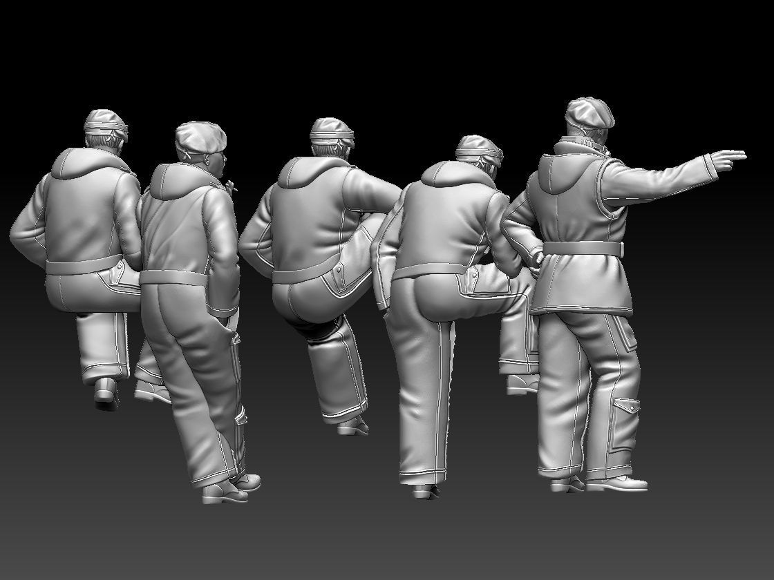 British tank crew  3D print model_91