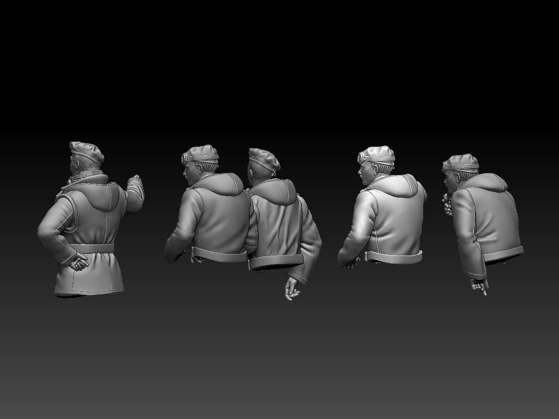 British tank crew  3D print model_20