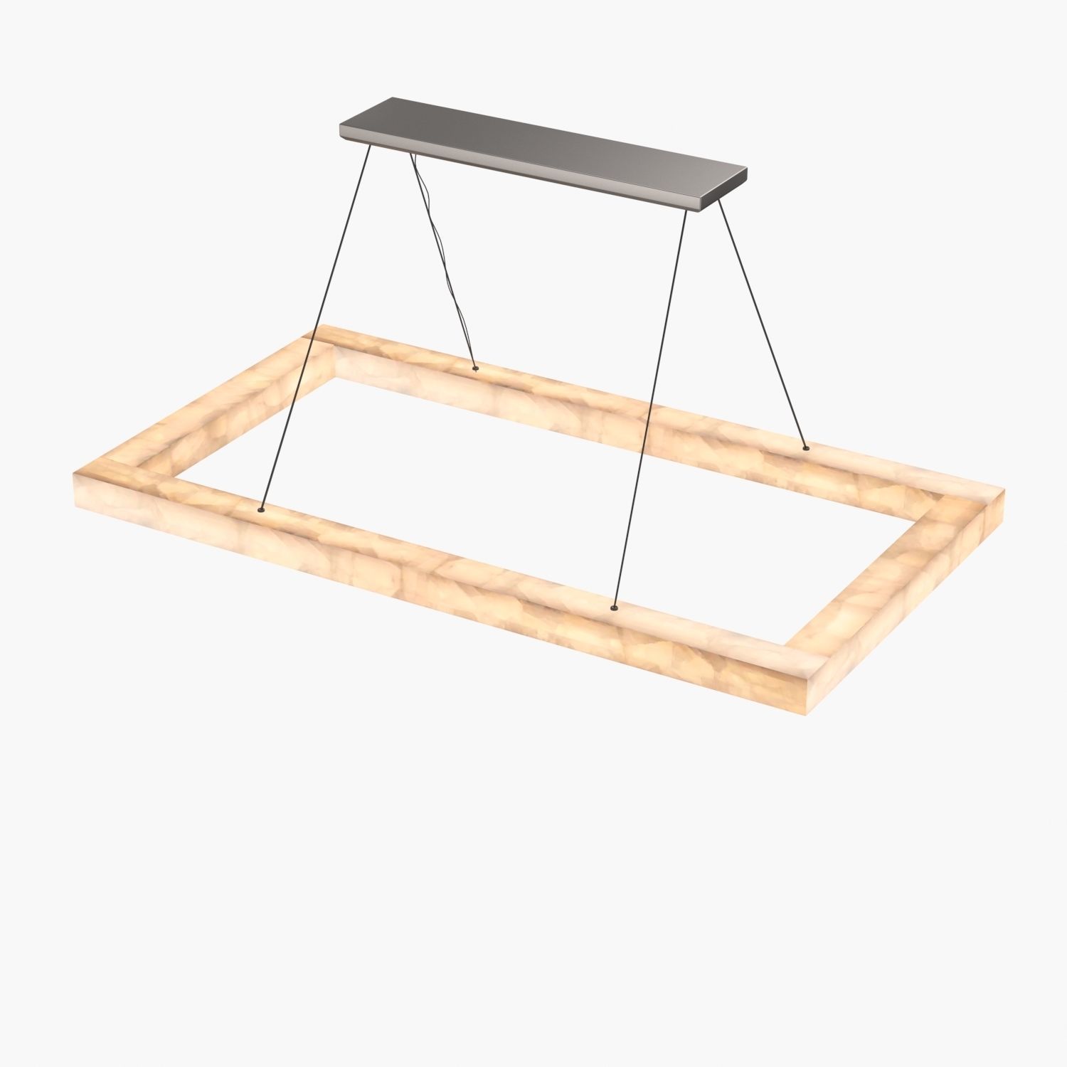 Rivage Rectangular Chandelier 72in 3D model_4