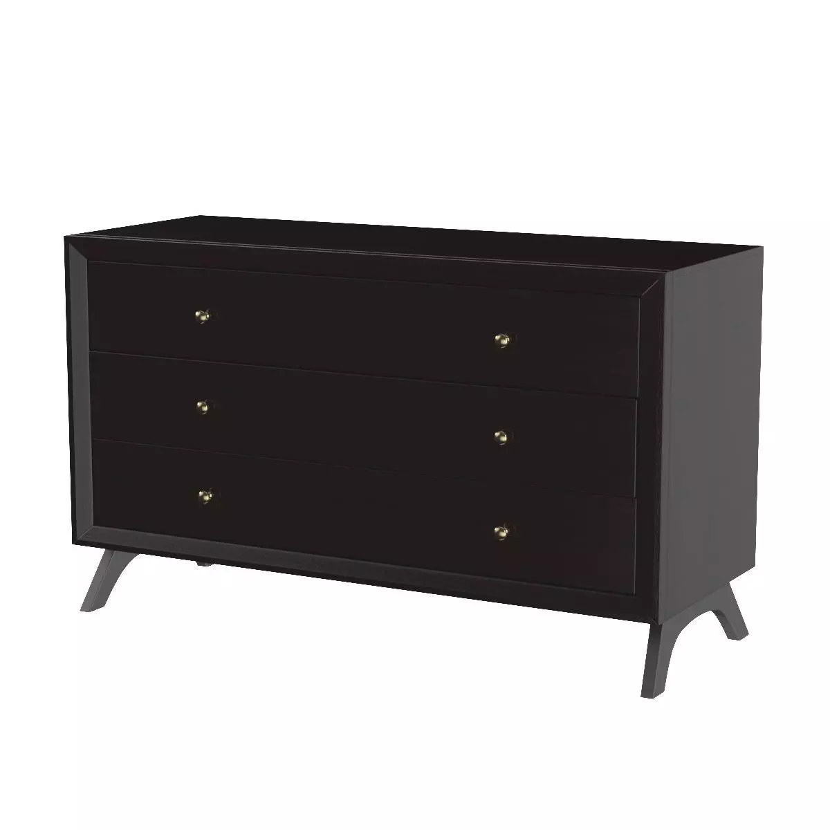 Providence Three-Drawer Dresser MOD-6059-CAP 3D model_0