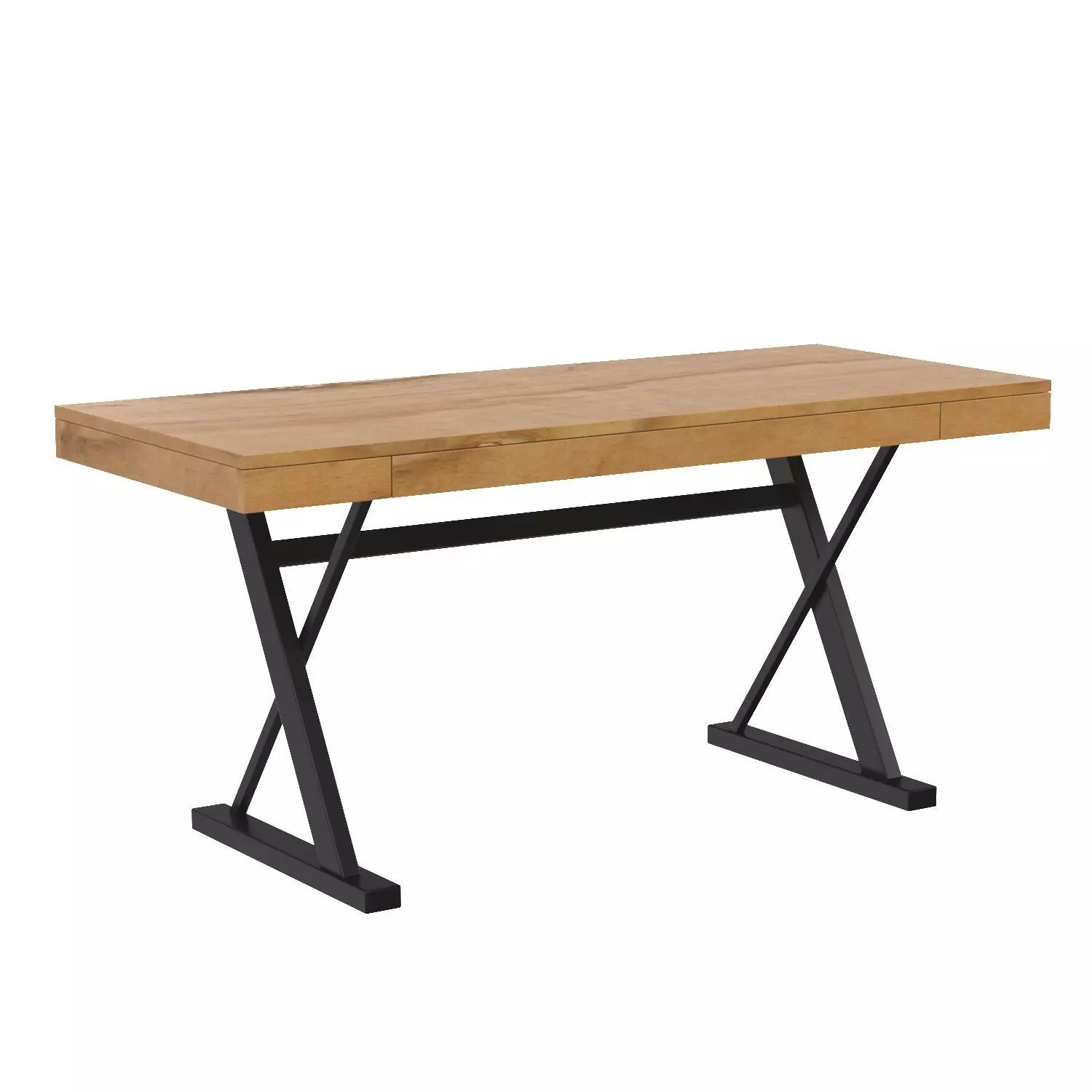 Profecto Desk Oak 3D model_0