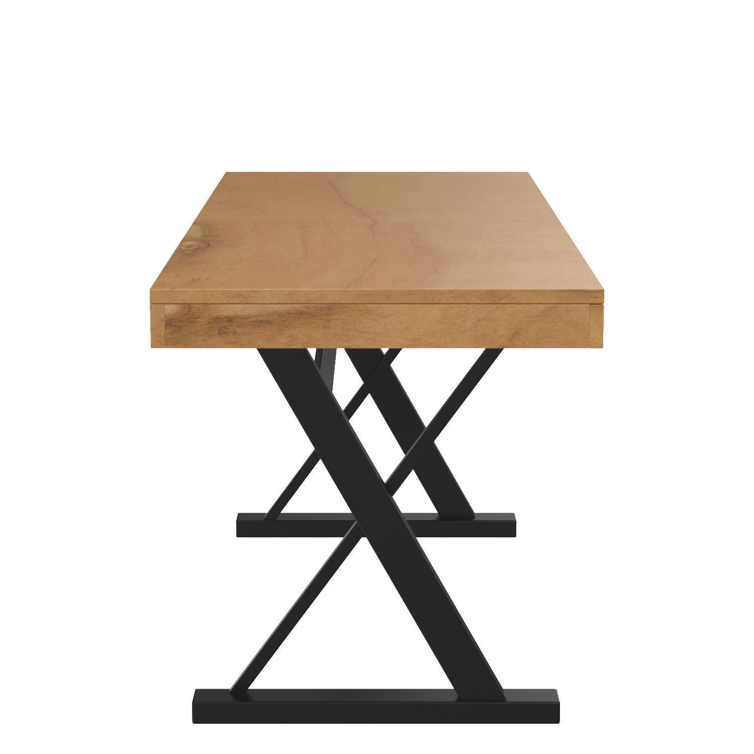 Profecto Desk Oak 3D model_1