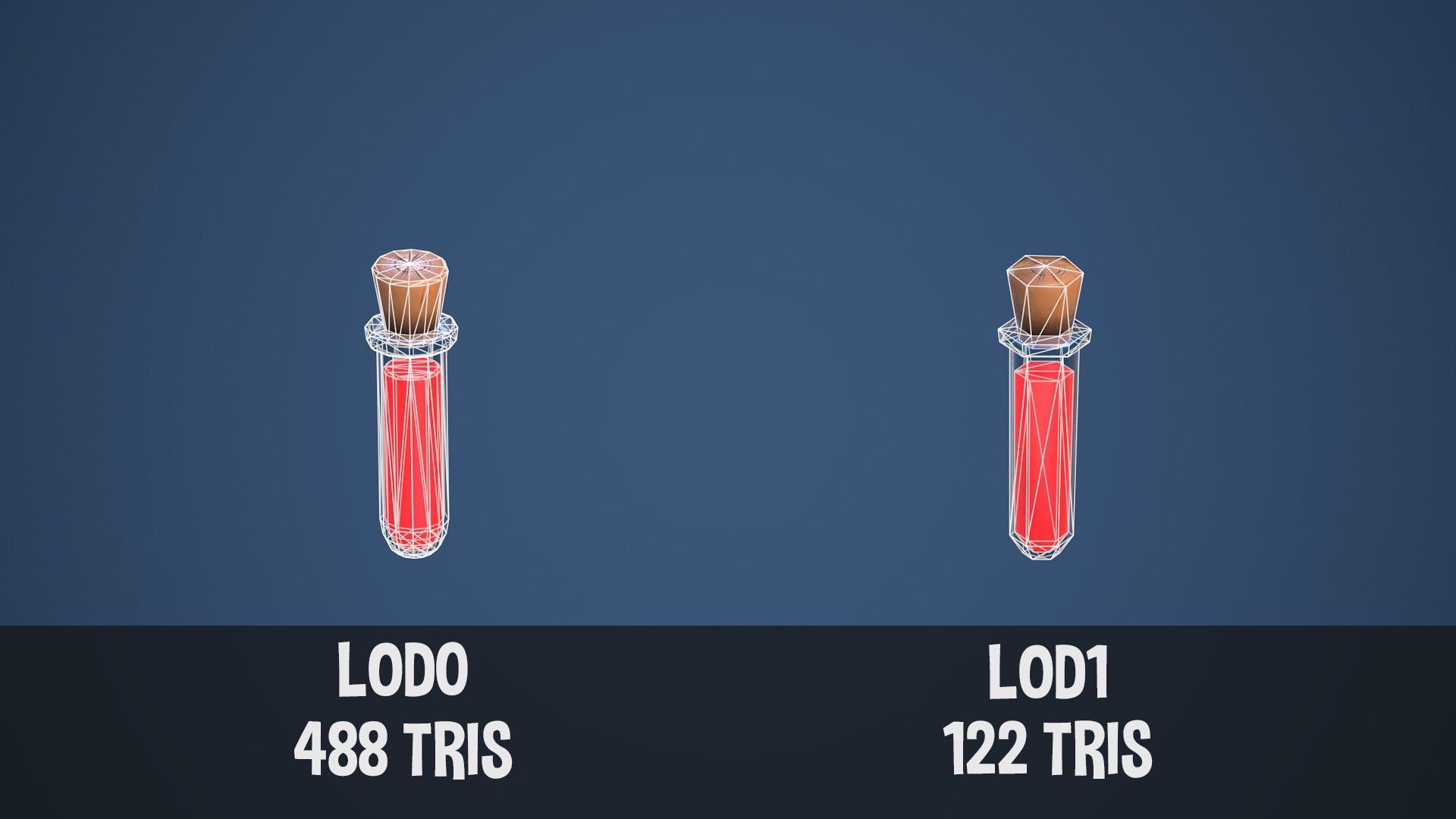 Stylized Test Tube Alchemy Potion Low-poly 3D model_10