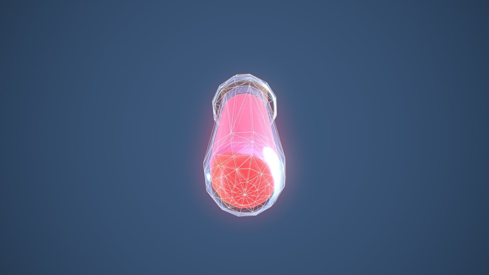 Stylized Test Tube Alchemy Potion Low-poly 3D model_7