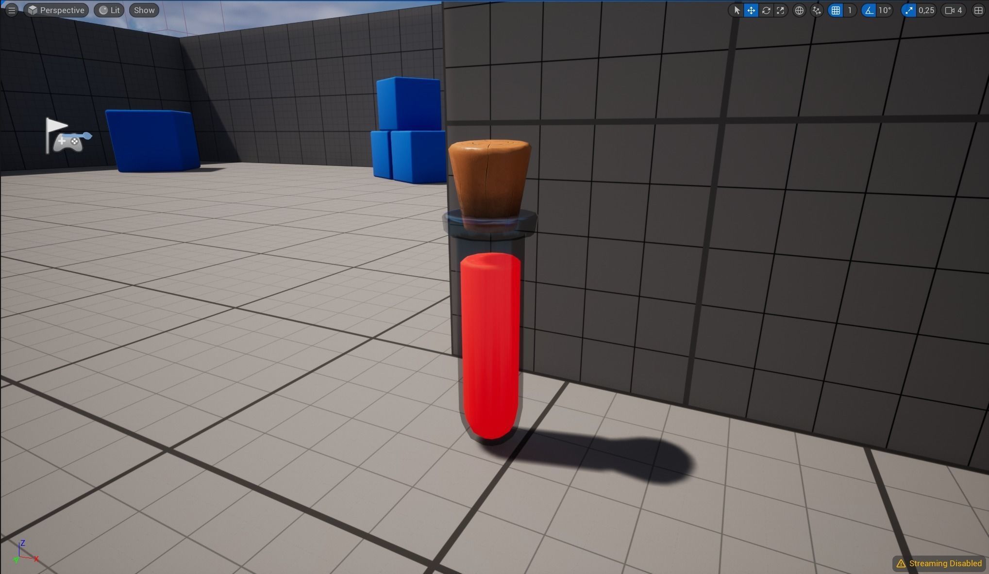 Stylized Test Tube Alchemy Potion Low-poly 3D model_13