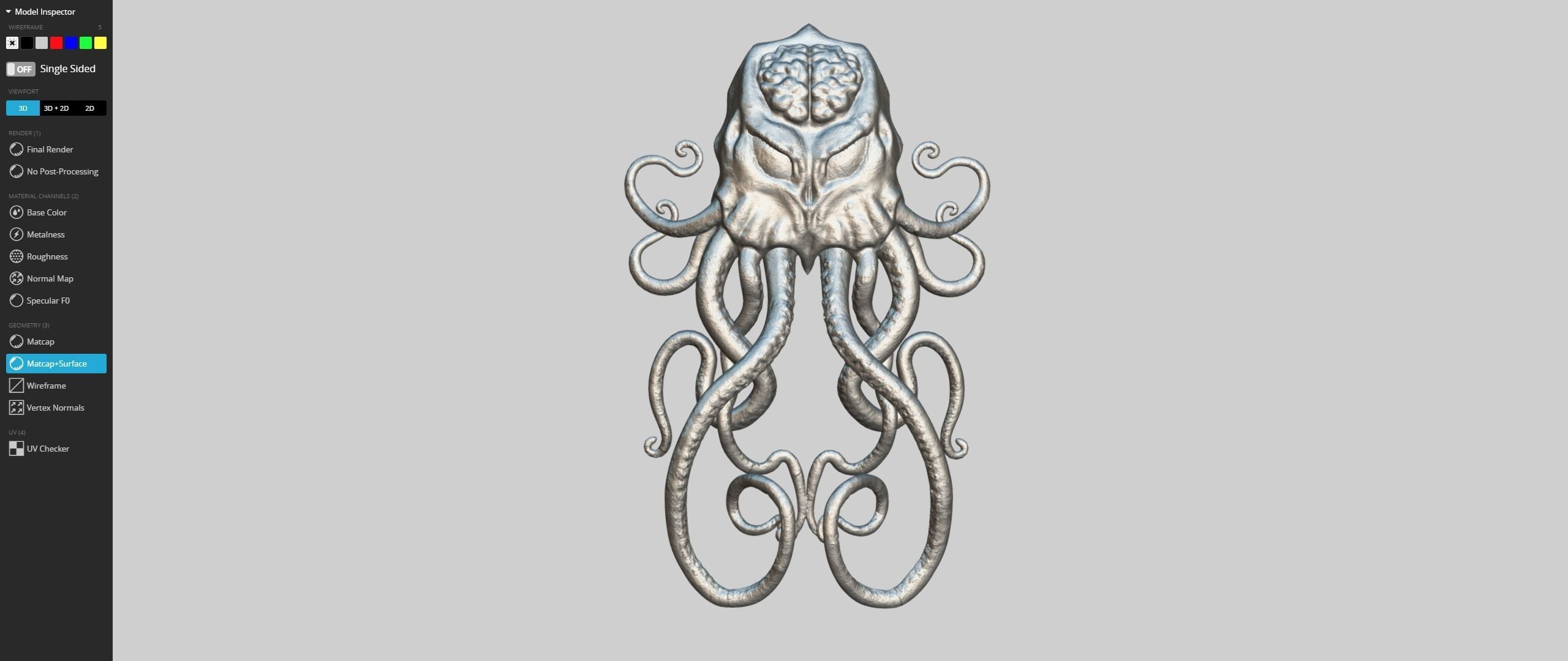 Cthulhu door knocker 3D model_10