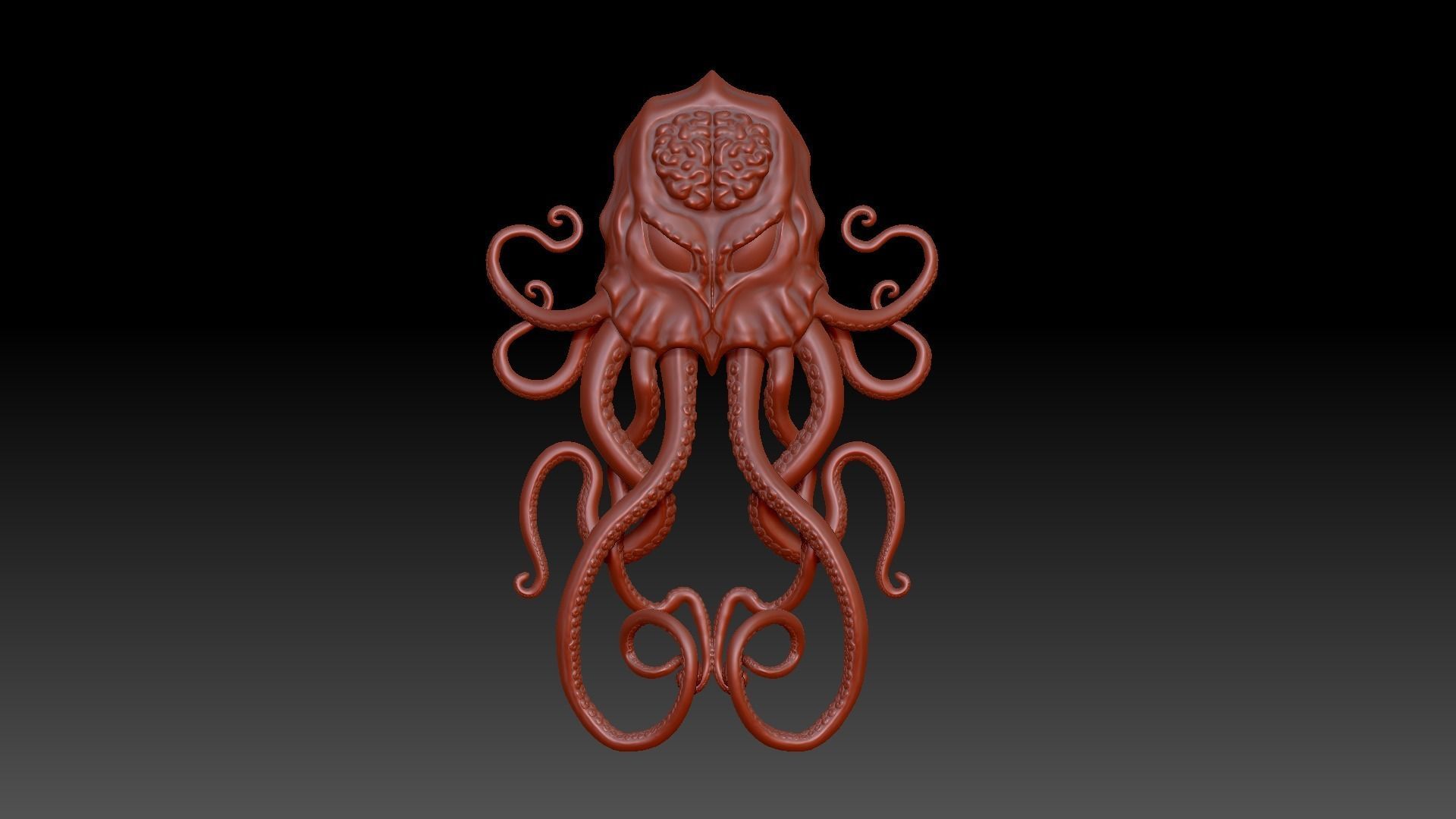 Cthulhu door knocker 3D model_15