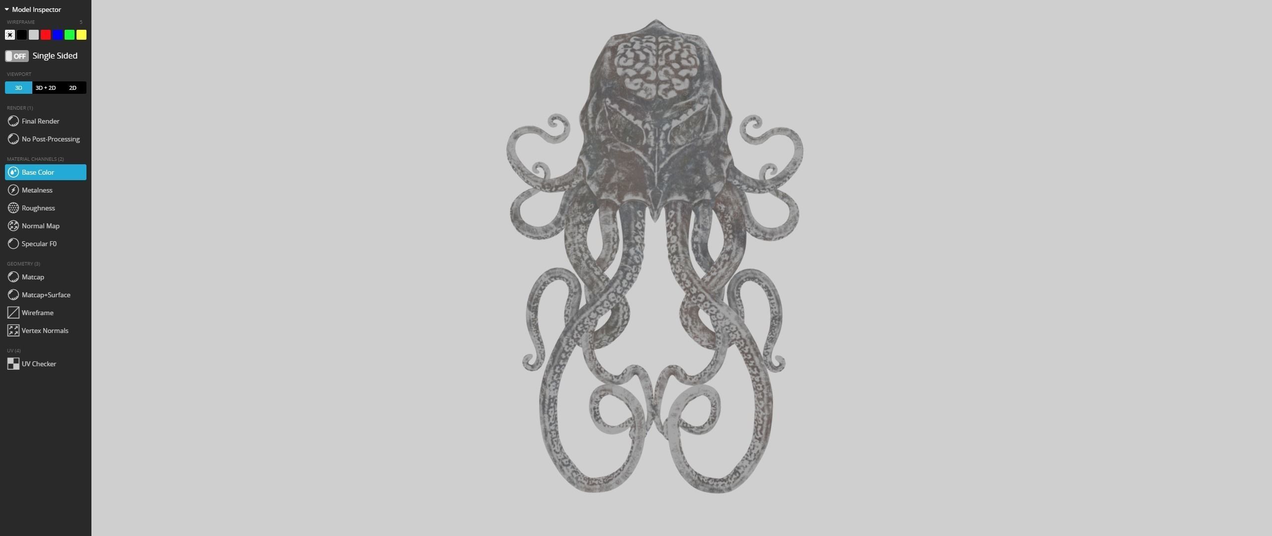Cthulhu door knocker 3D model_9
