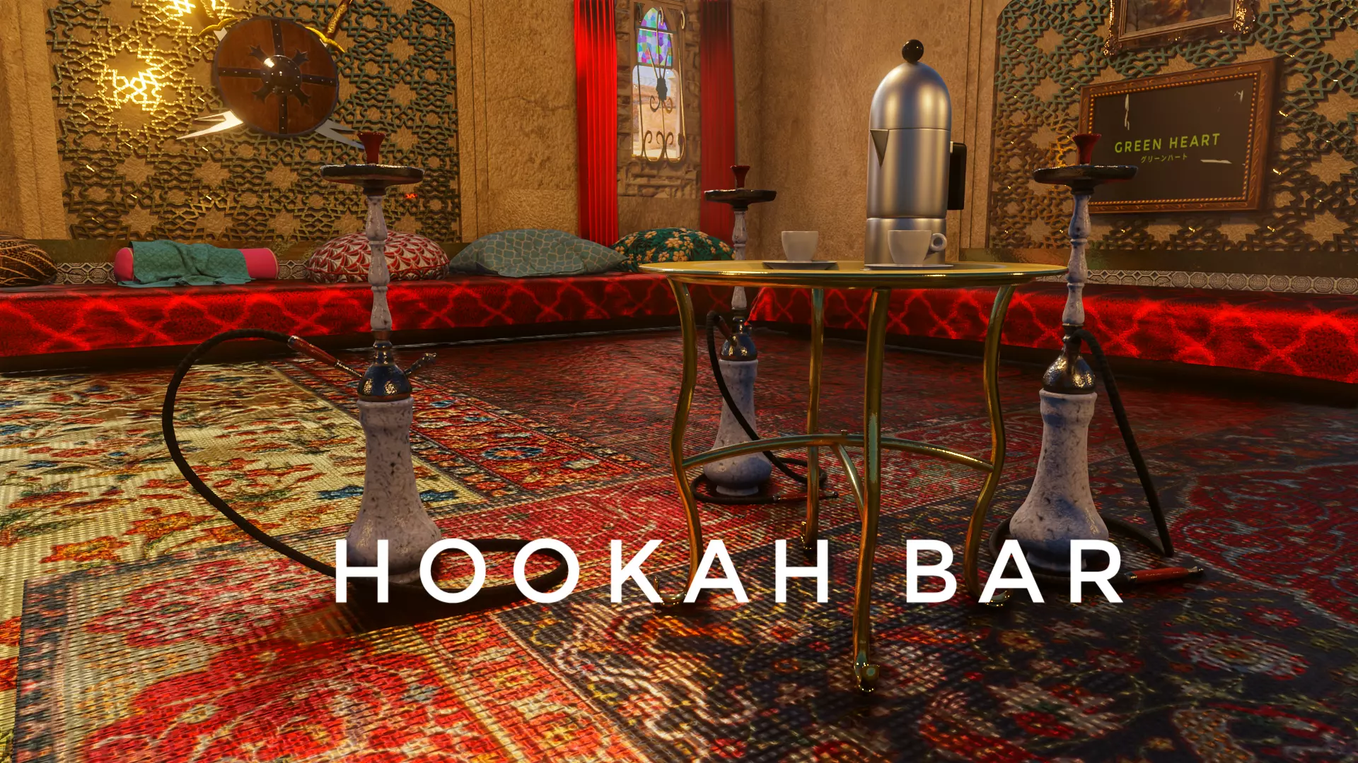 BAR - HOOKAH BAR 3D model_0