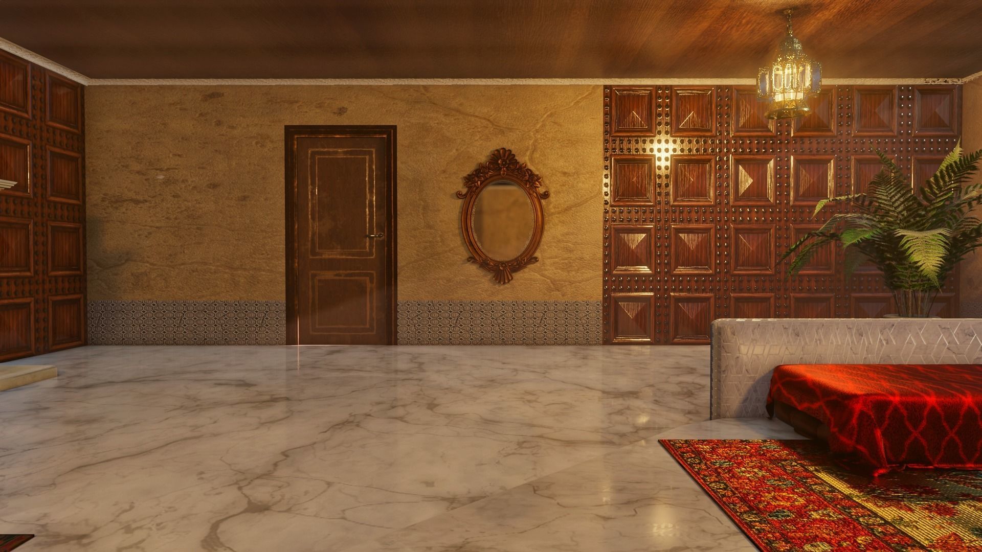 BAR - HOOKAH BAR 3D model_8