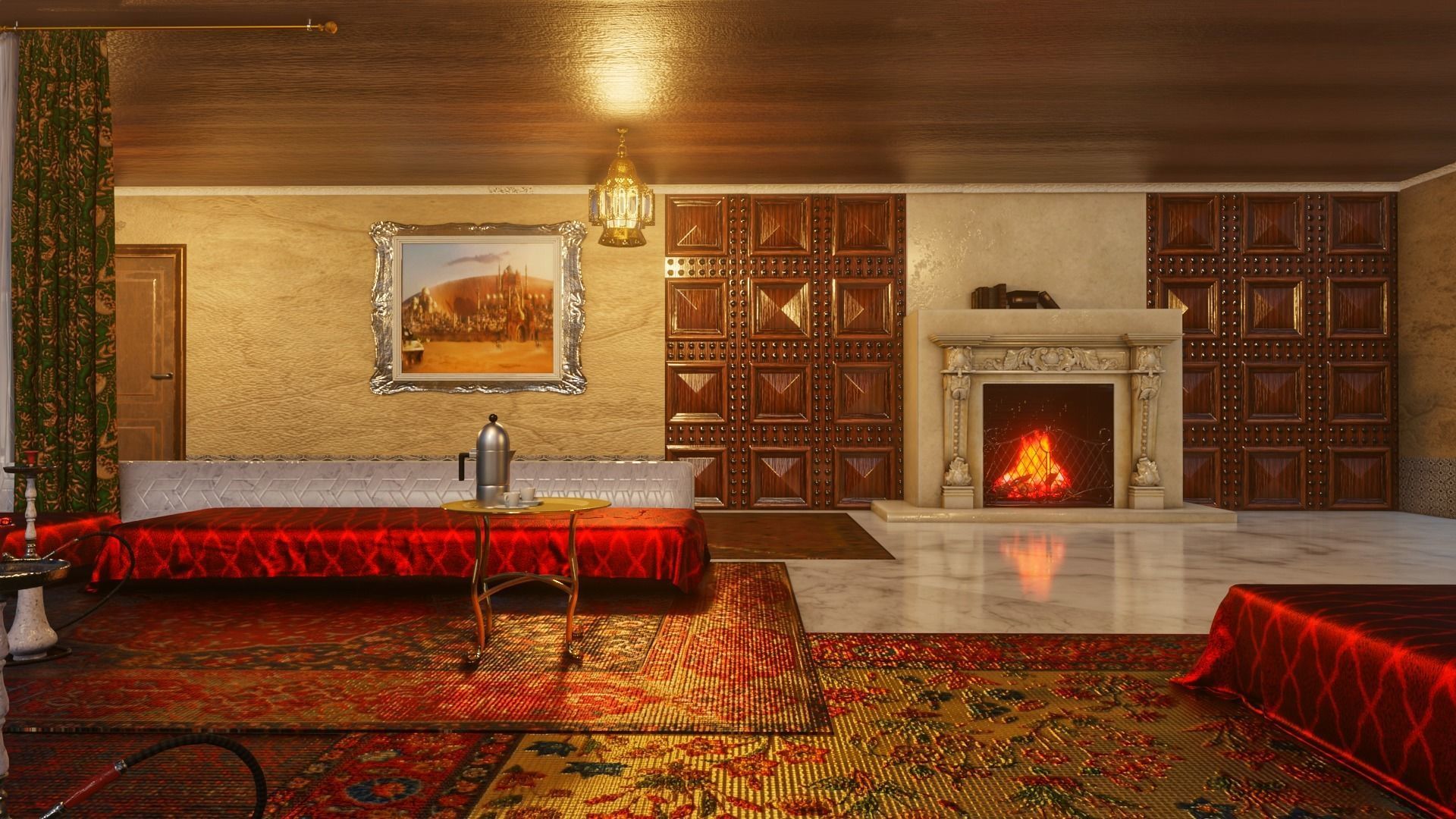 BAR - HOOKAH BAR 3D model_2