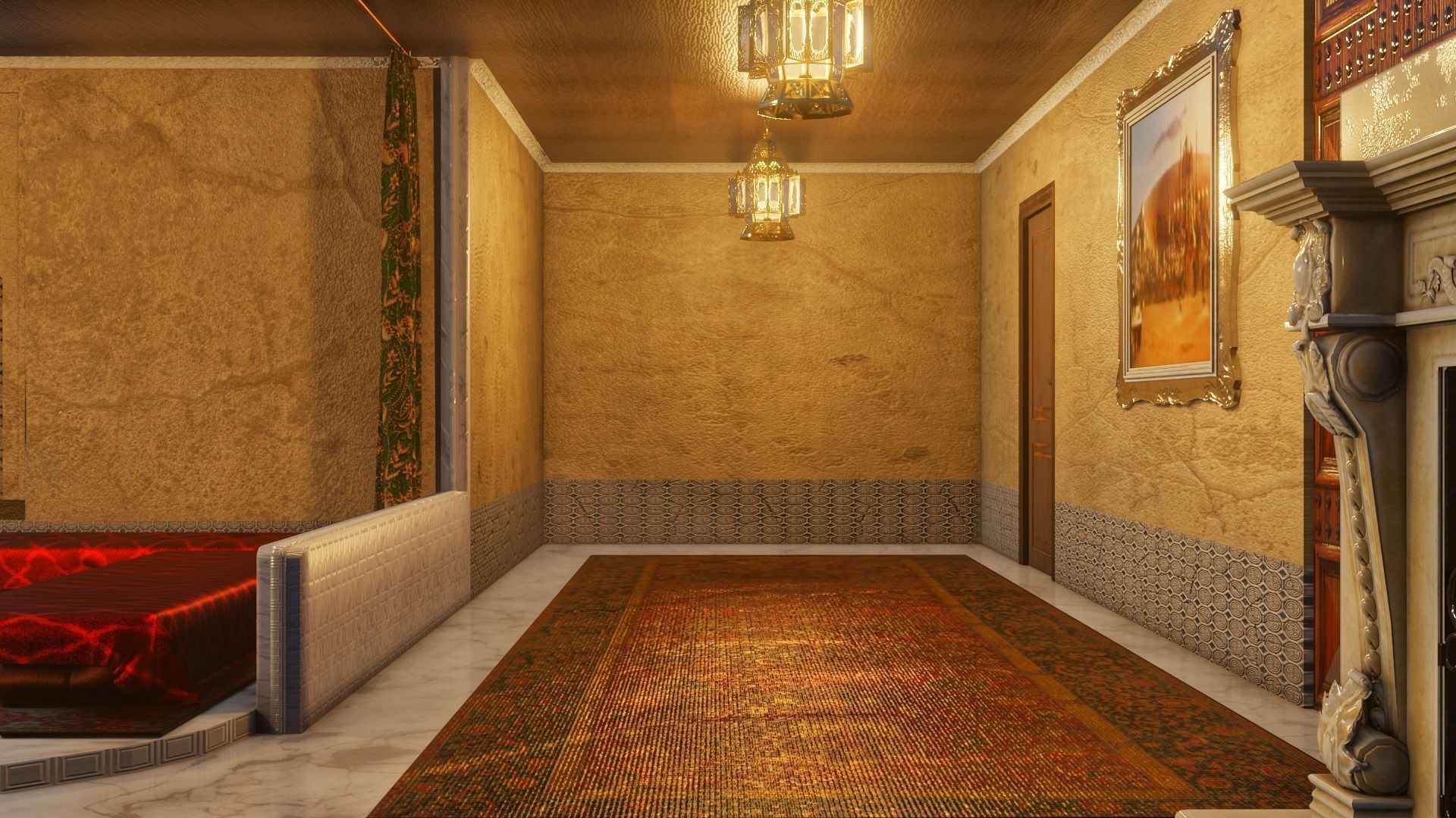 BAR - HOOKAH BAR 3D model_11