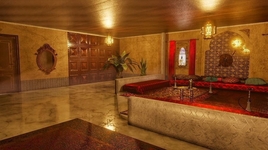 BAR - HOOKAH BAR 3D model_10