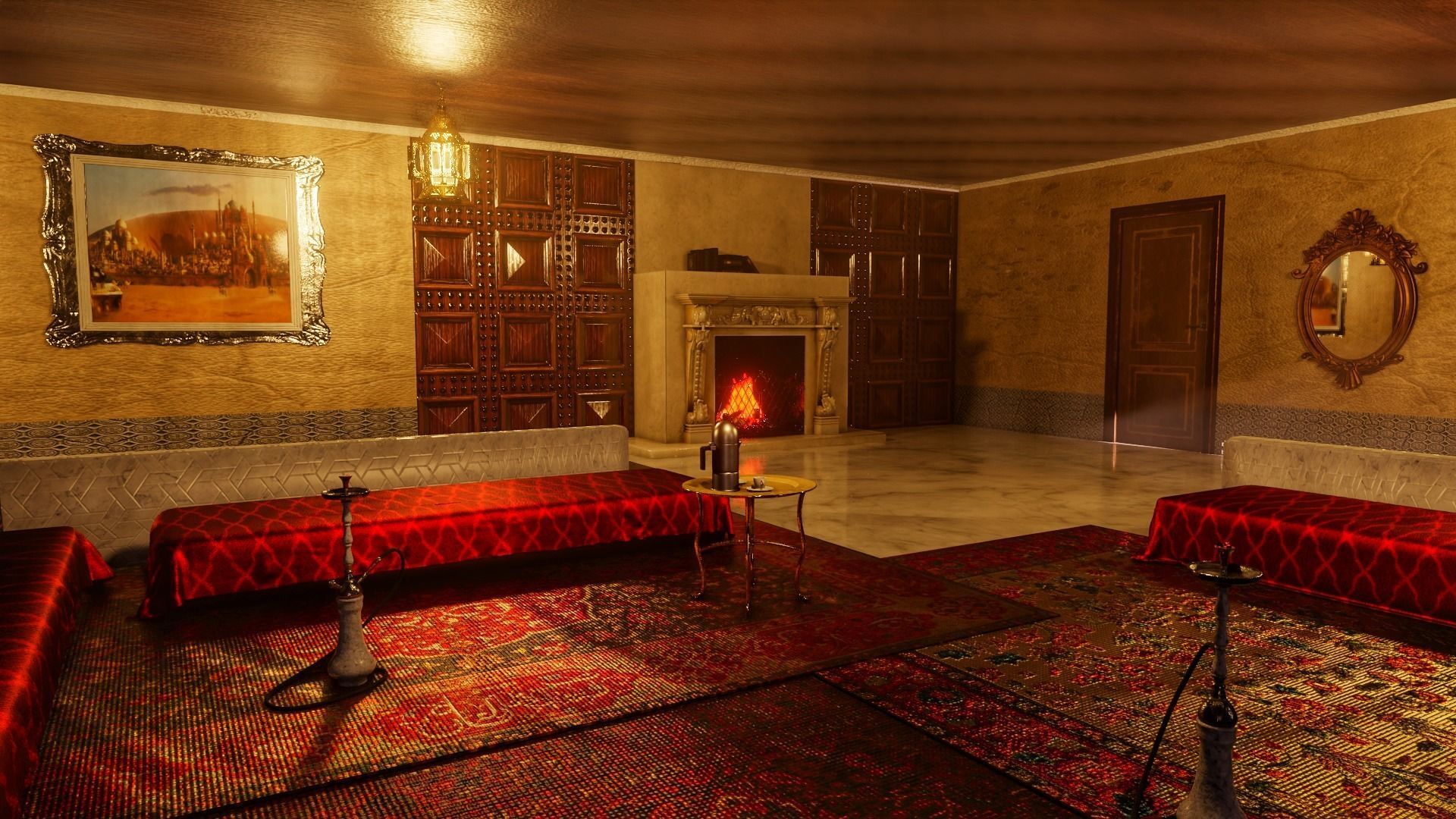 BAR - HOOKAH BAR 3D model_6