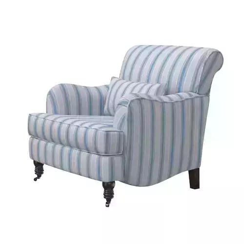 Nickey Kehoe Collection English Roll Arm Chair