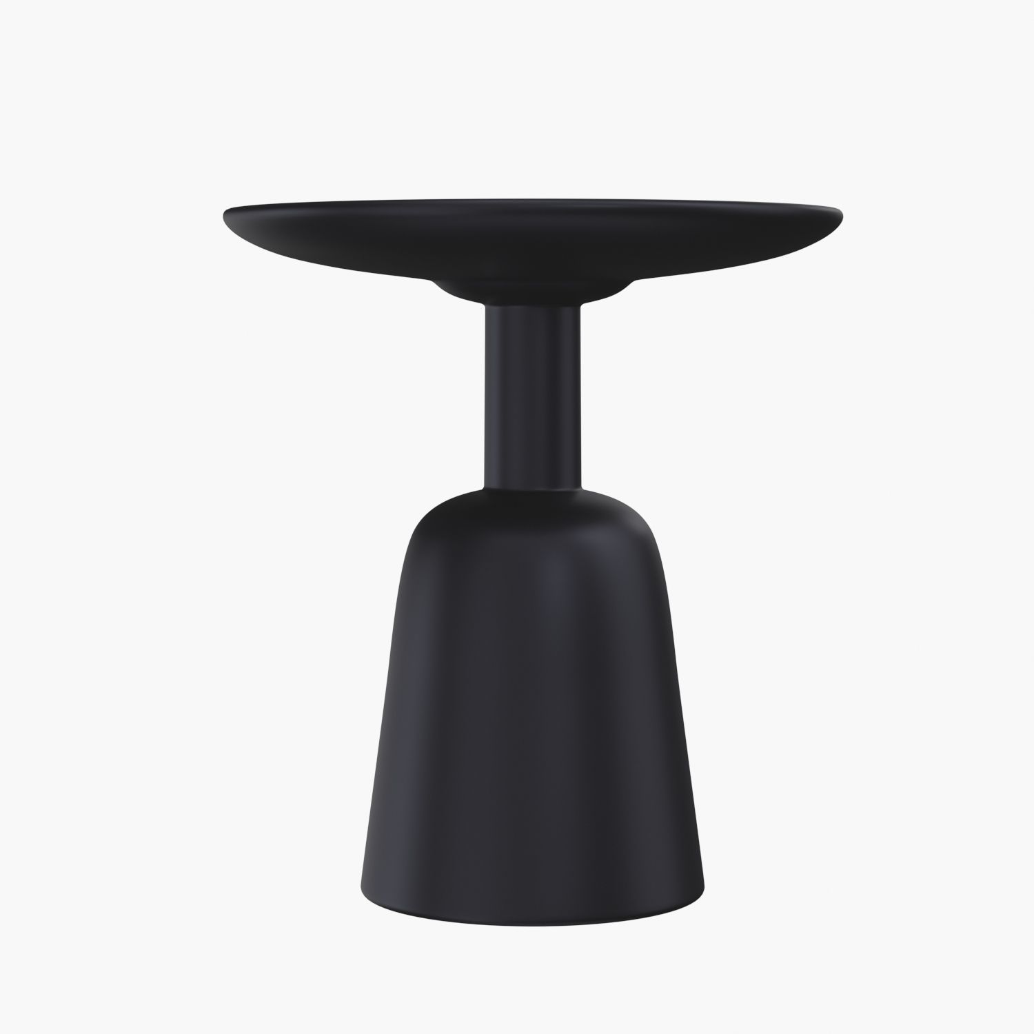 Nels End Table Charcoal 3D model_1
