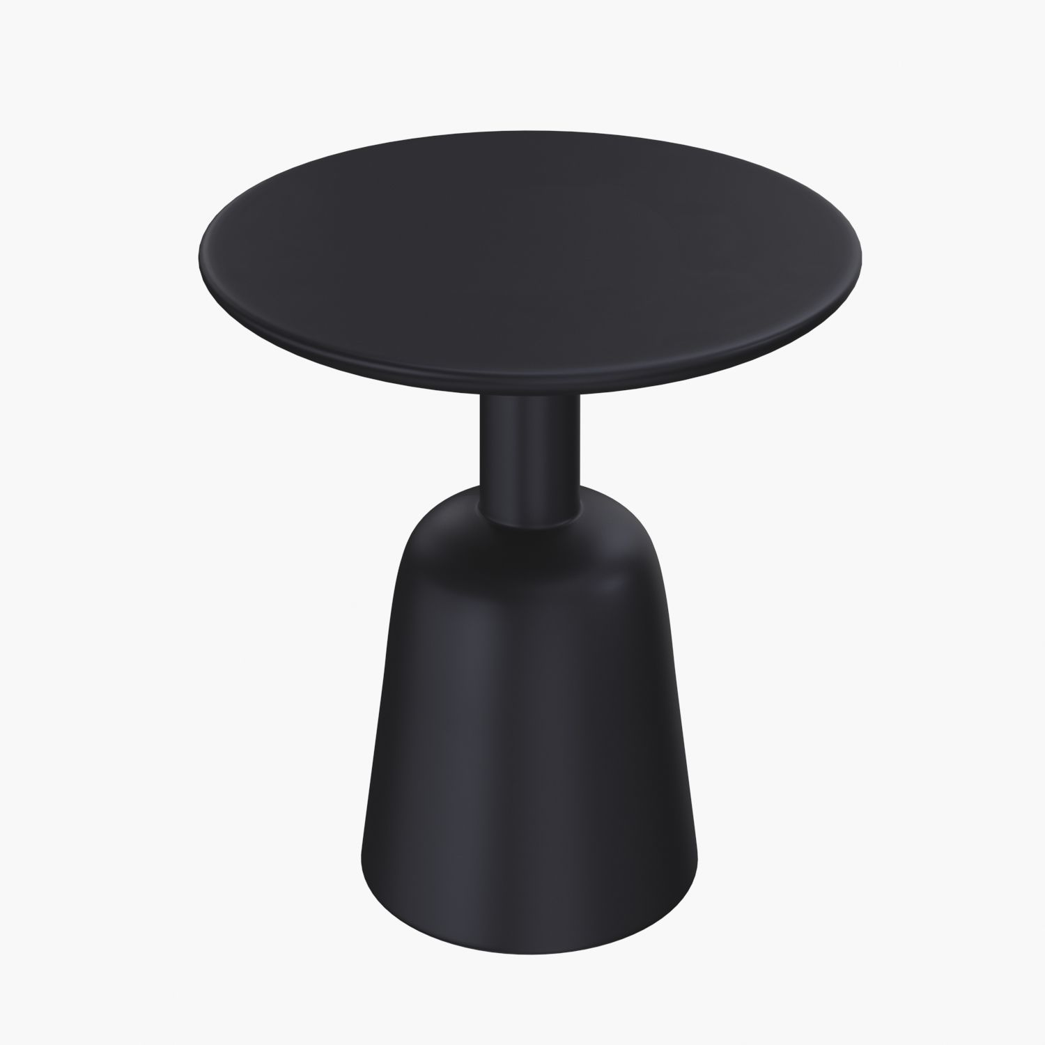 Nels End Table Charcoal 3D model_4