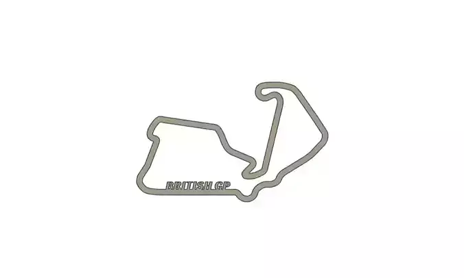 2025 British MotoGP Racing Track