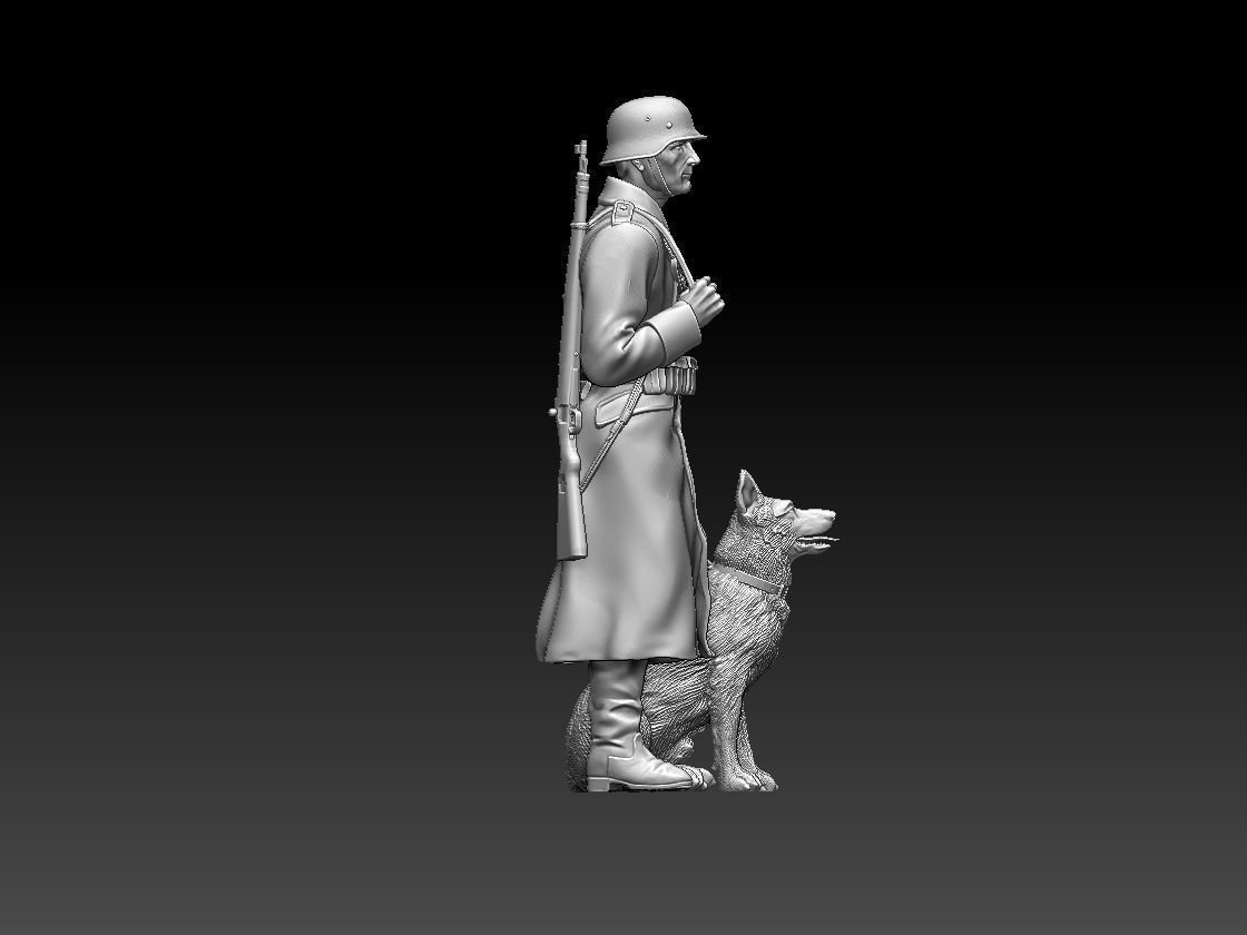 Feldgendarmerie German soldiers 3D print model_38