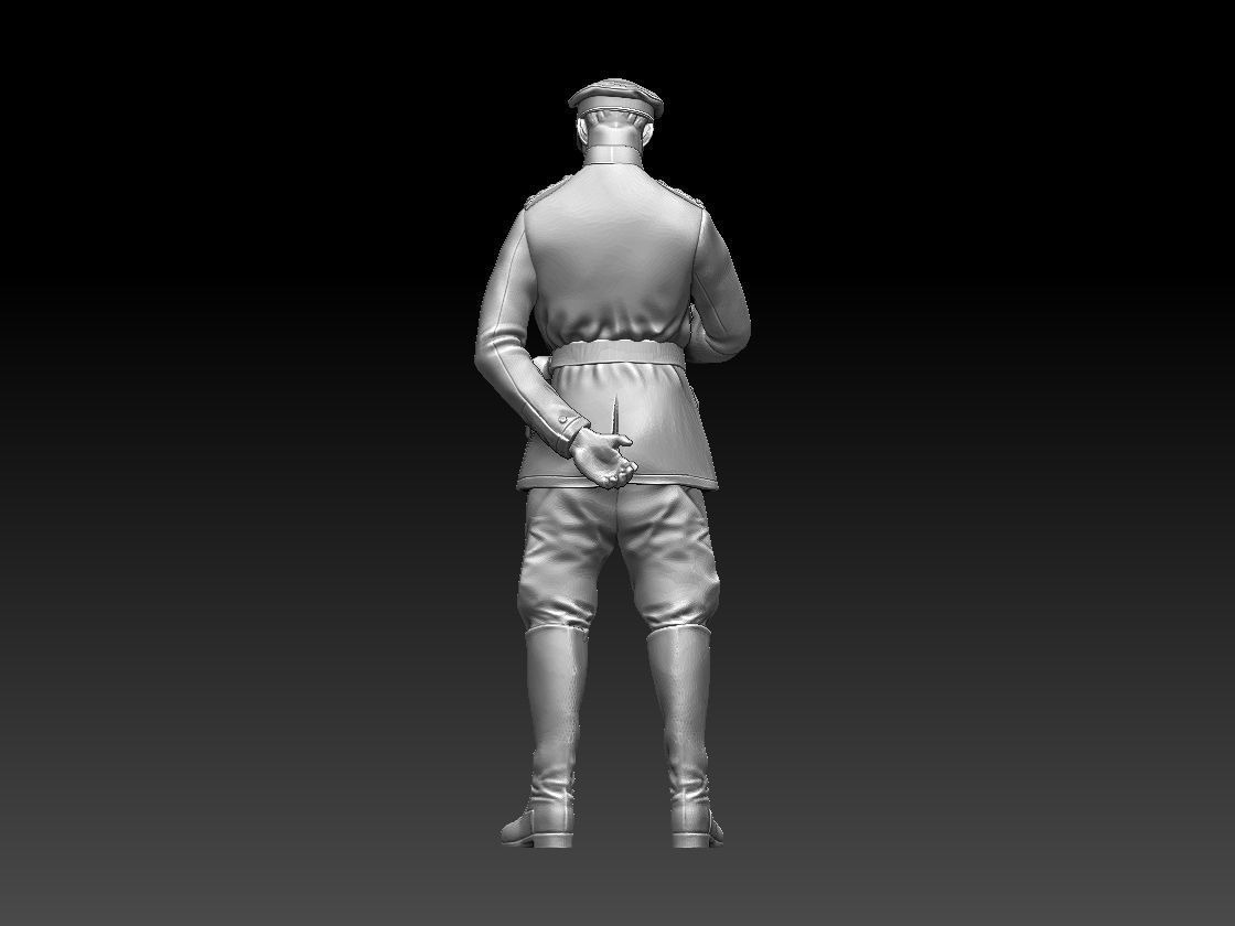 Feldgendarmerie German soldiers 3D print model_66