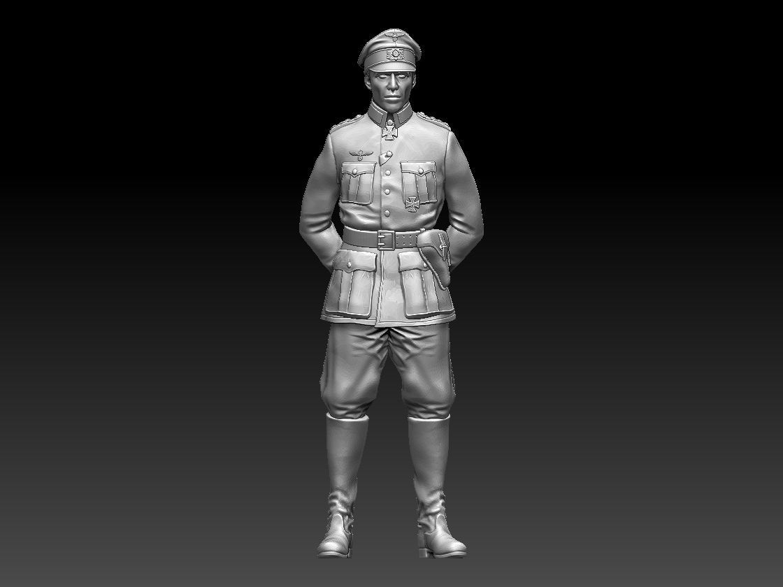 Feldgendarmerie German soldiers 3D print model_28