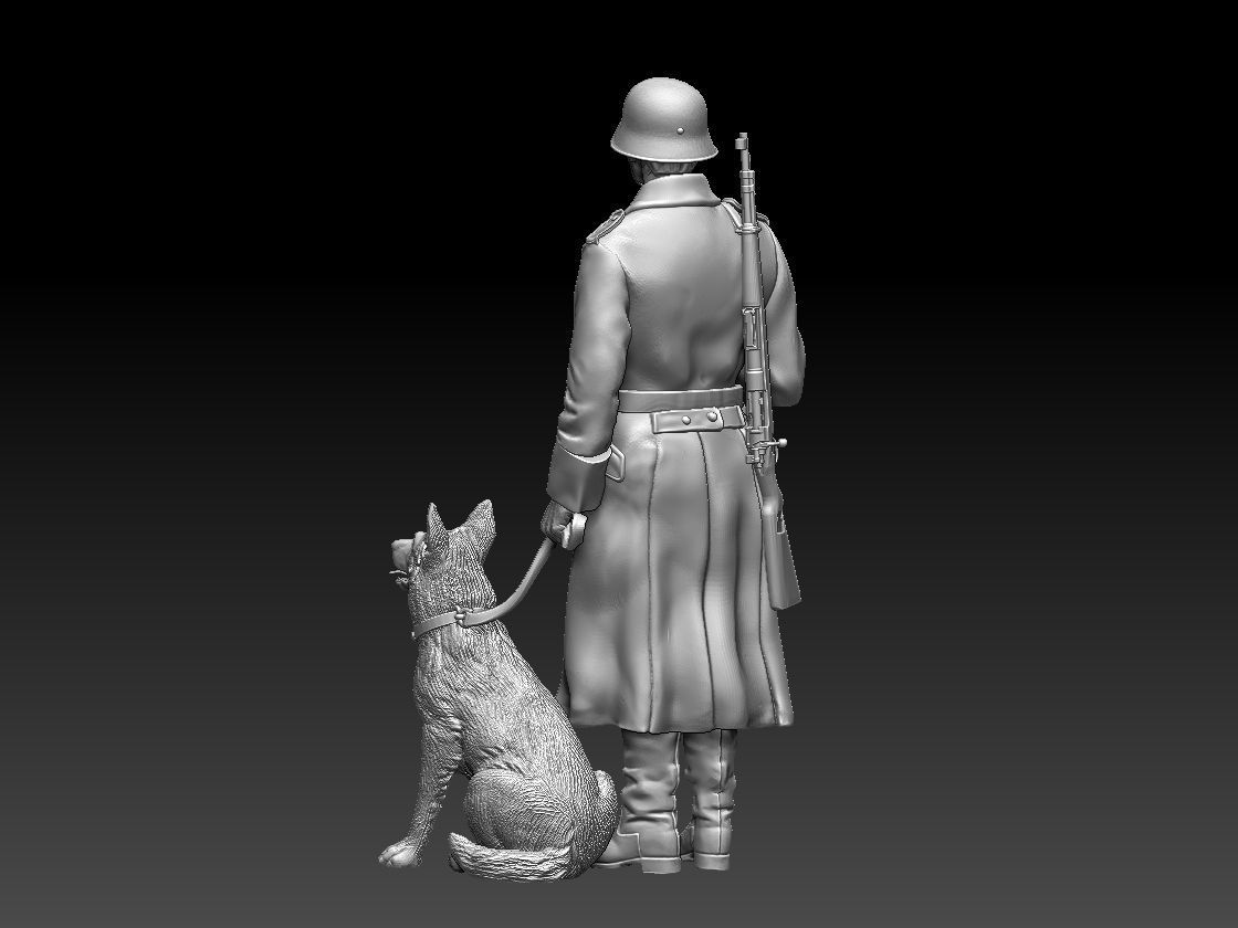 Feldgendarmerie German soldiers 3D print model_21