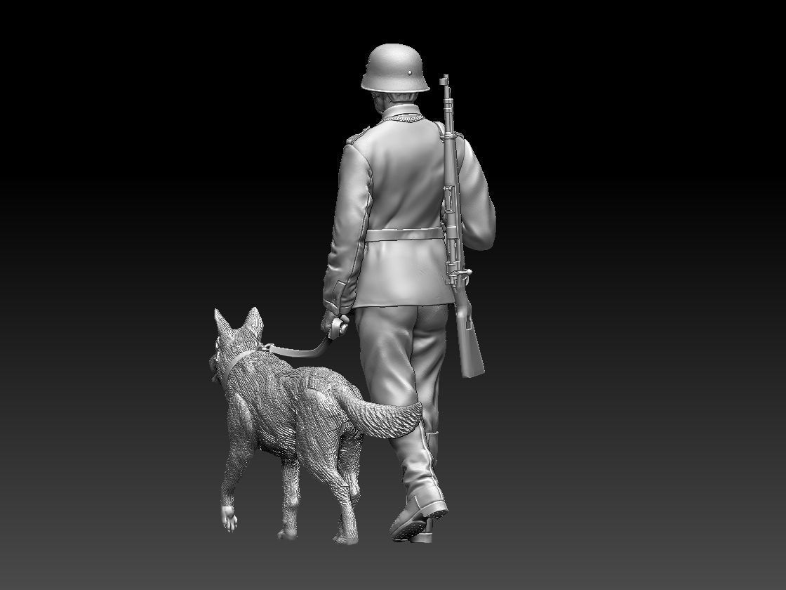 Feldgendarmerie German soldiers 3D print model_51