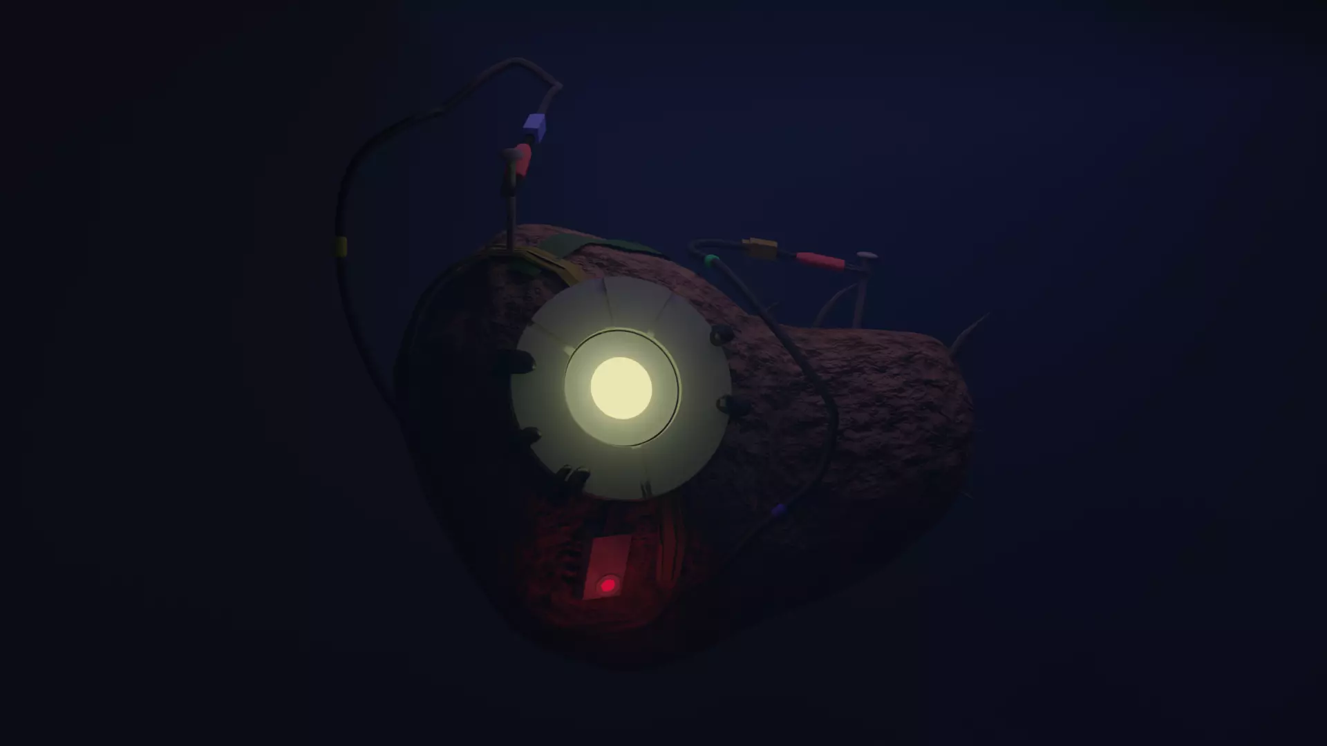 potato glados from the game Portal 2 Free 3D model_0