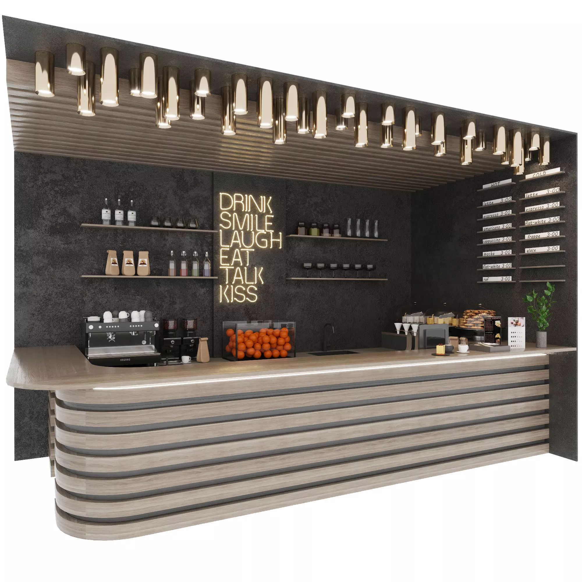 Coffee house 3D model_0