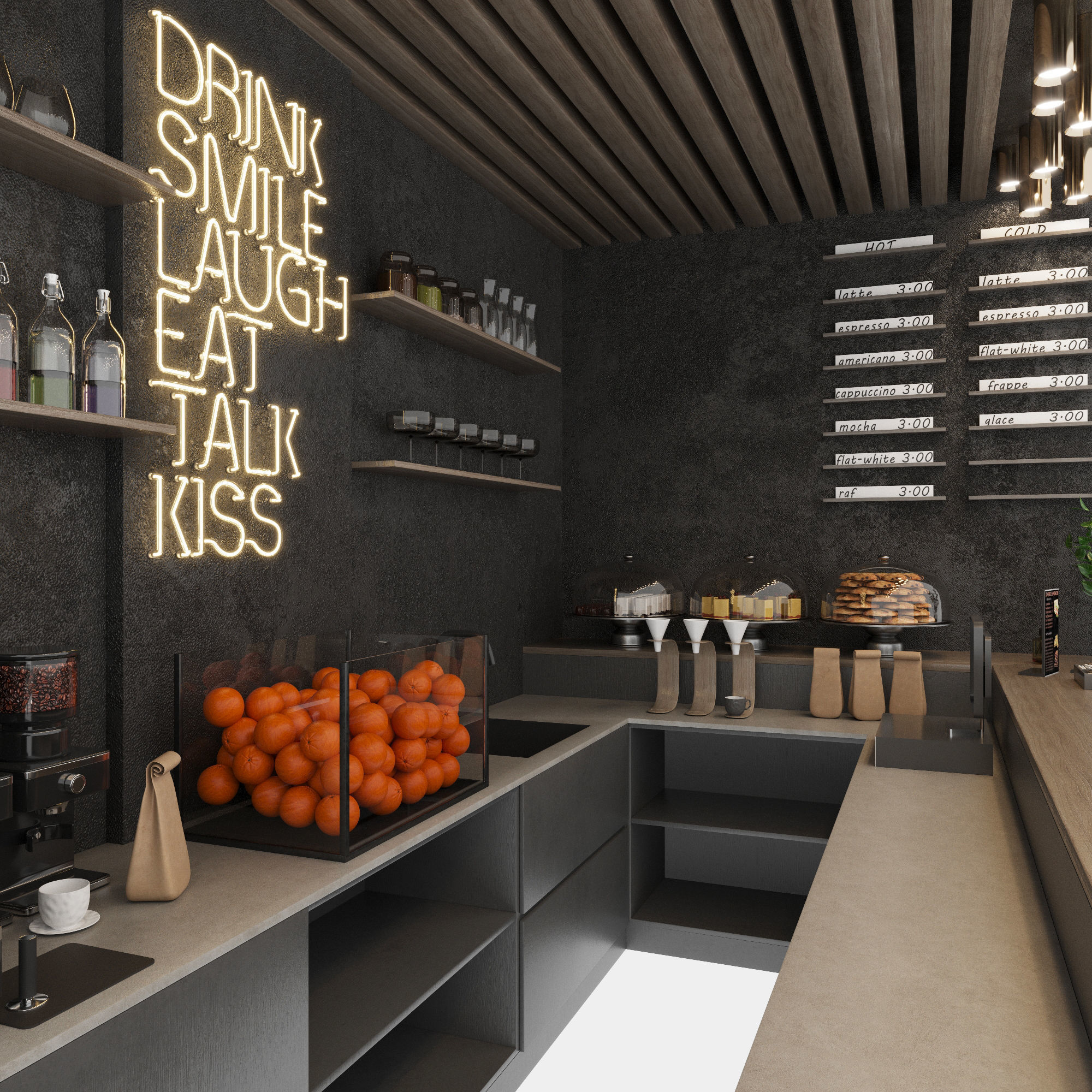 Coffee house 3D model_4